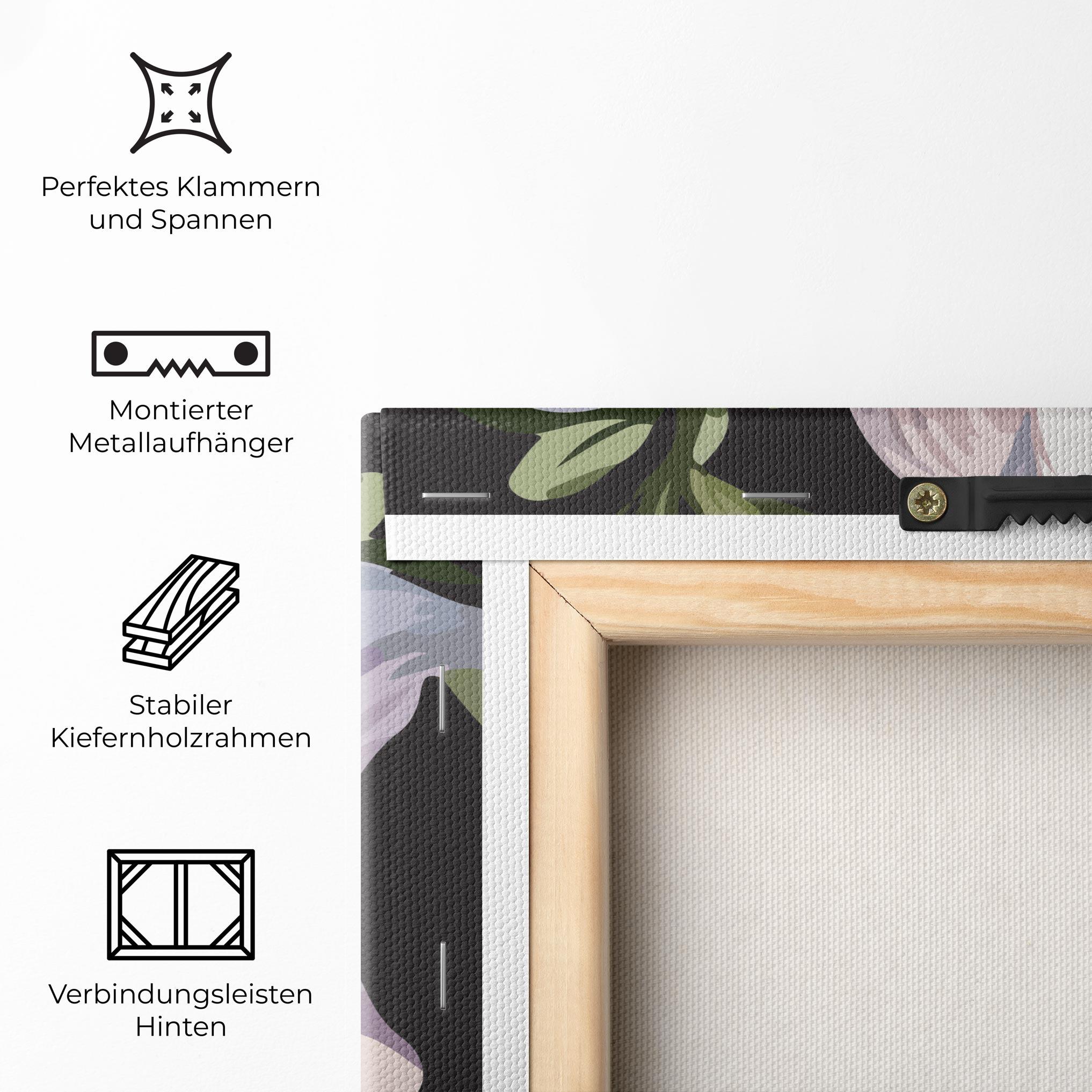 Leinwandbild Pink Pretty Lily mockup 5