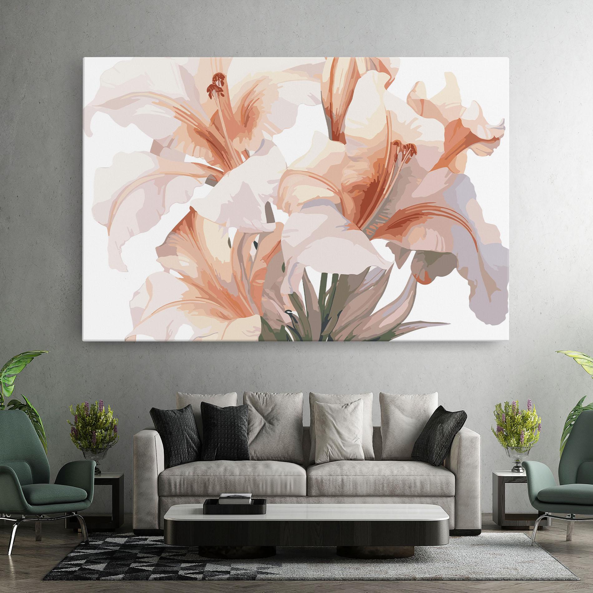 Leinwandbild Light Pink Lily mockup 7