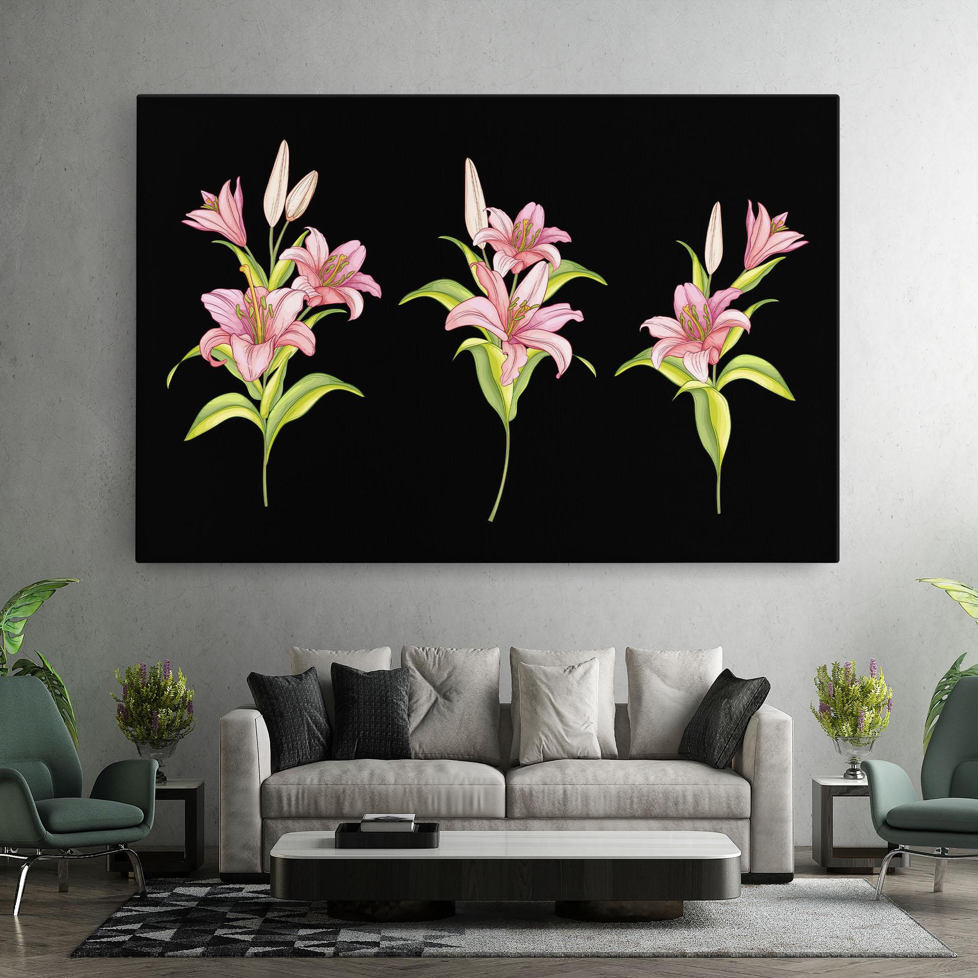 Leinwandbild Lily Set mockup 7