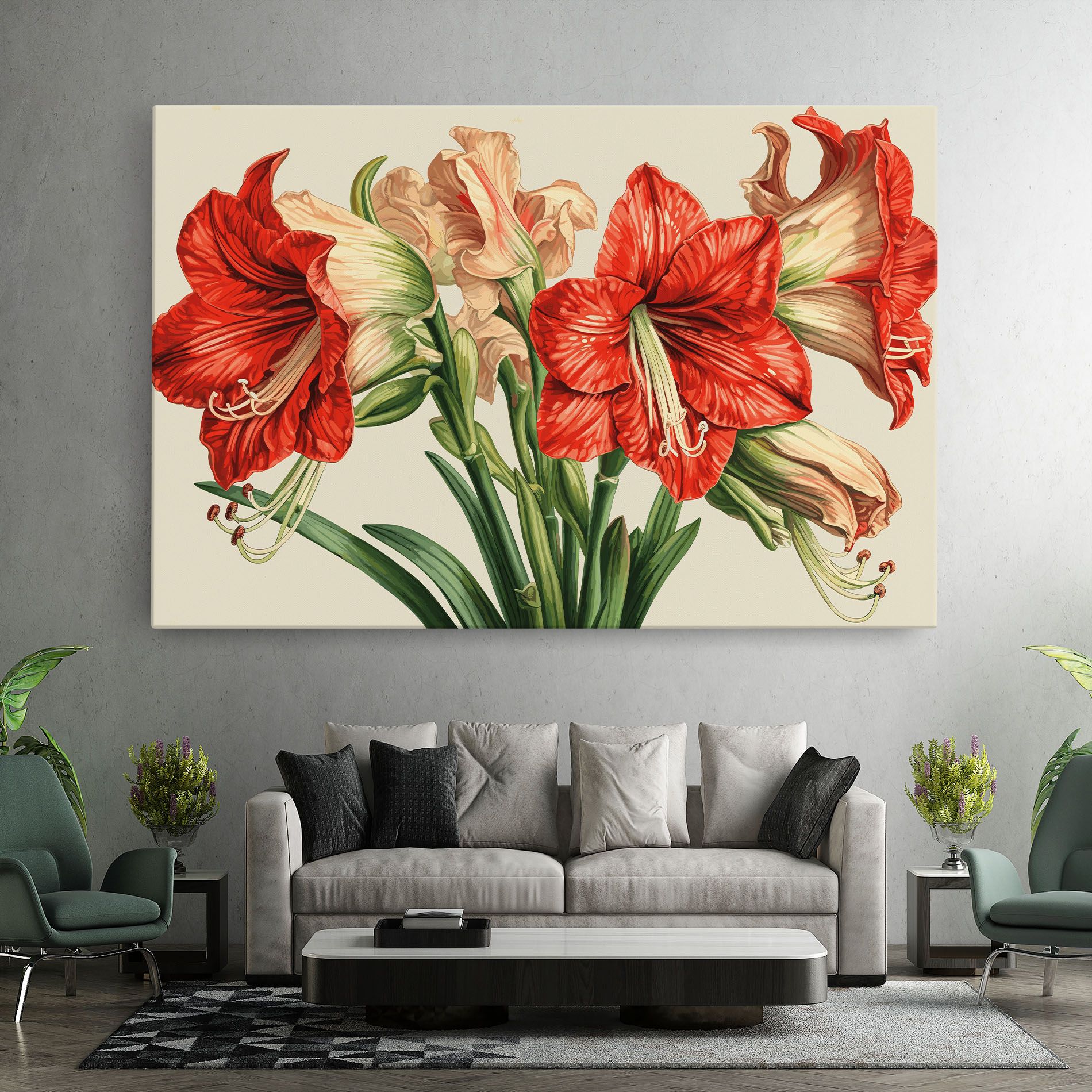 Orange Cream Lily mockup 7
