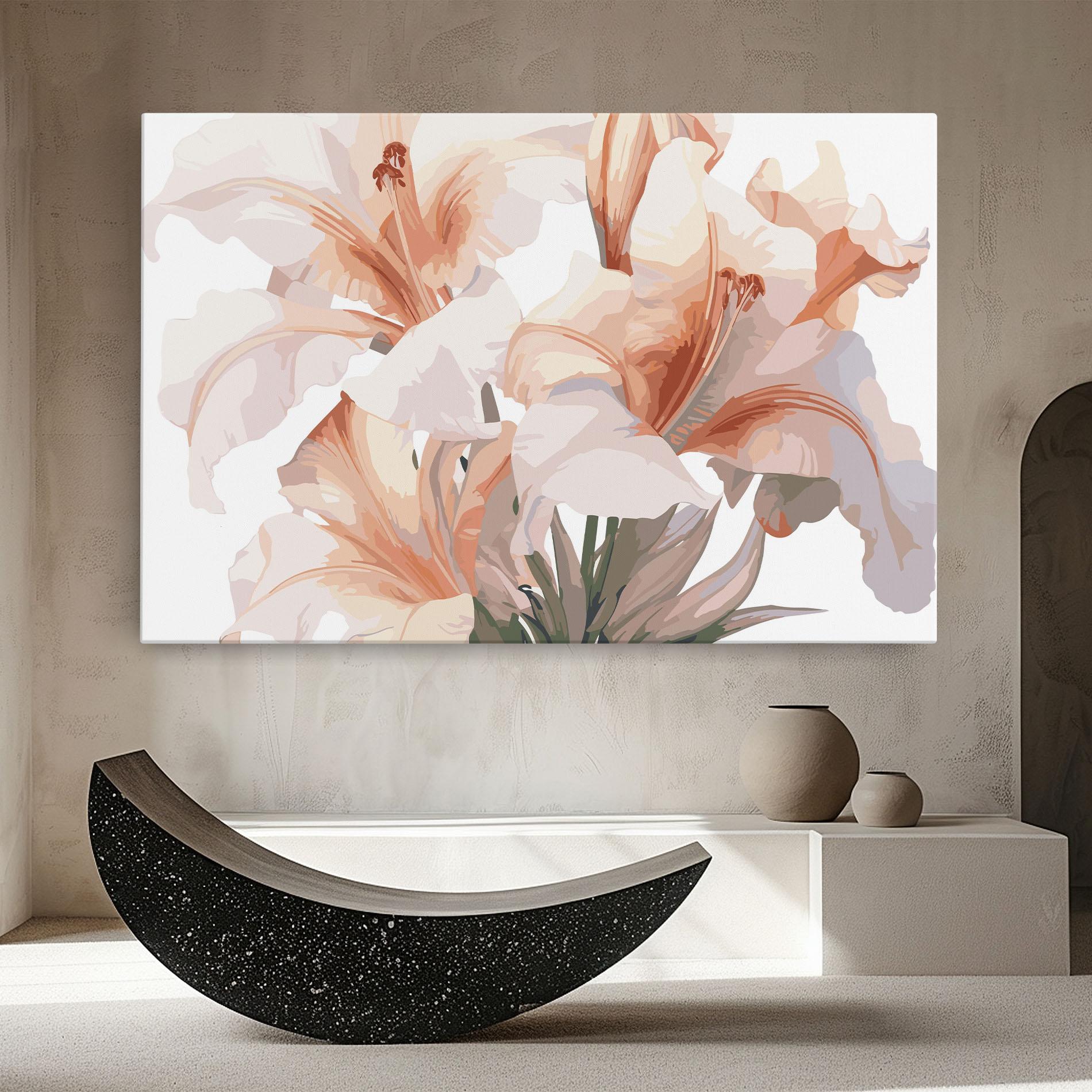 Leinwandbild Light Pink Lily mockup 8