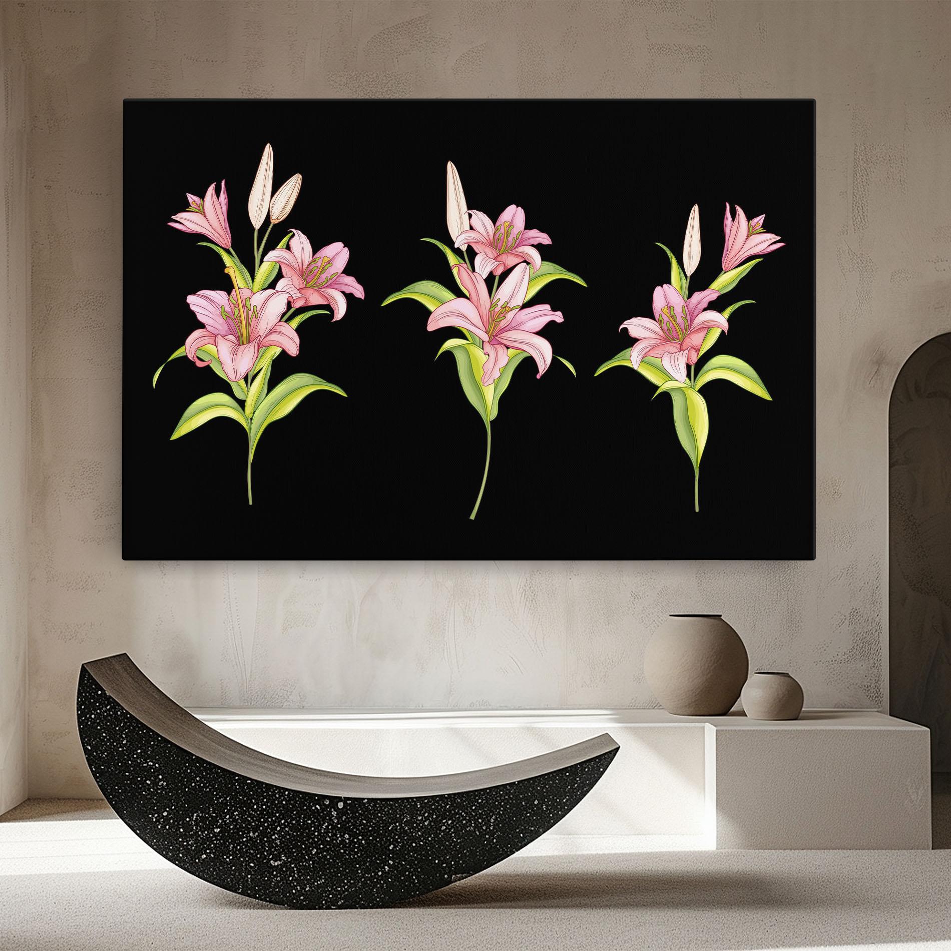 Leinwandbild Lily Set mockup 8