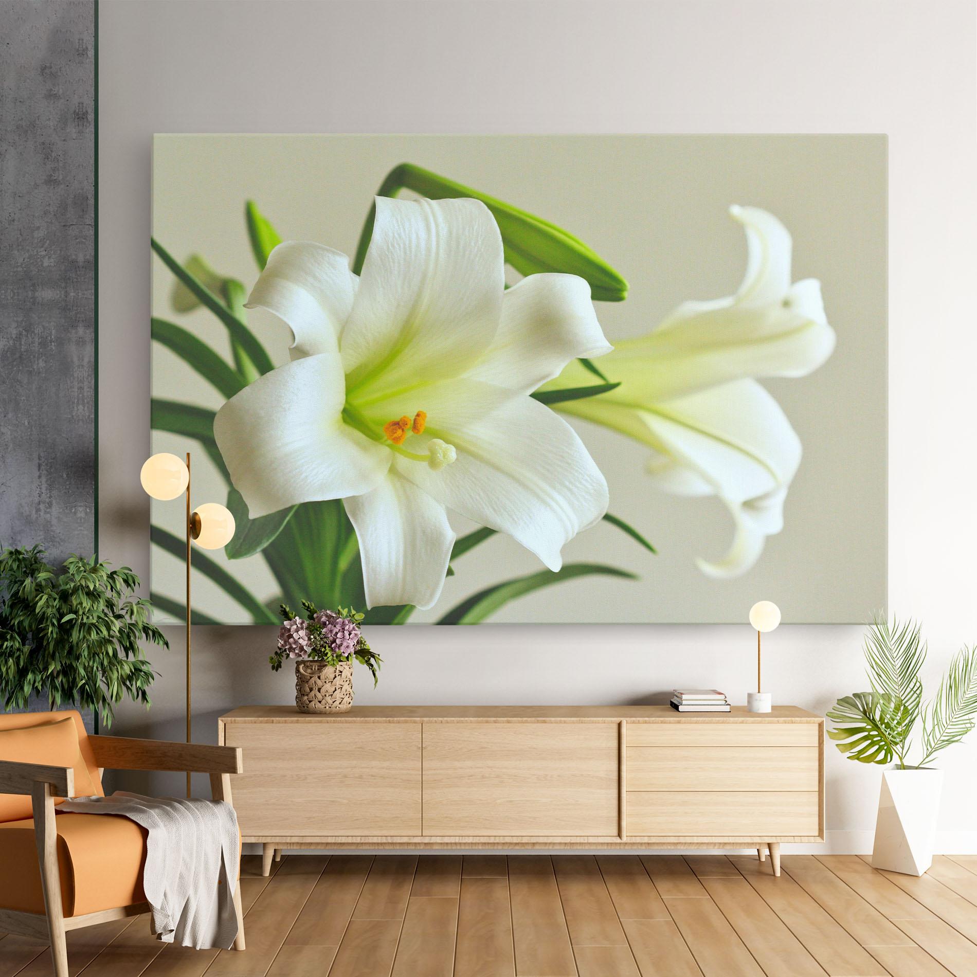 Leinwandbild Green Lily mockup 9