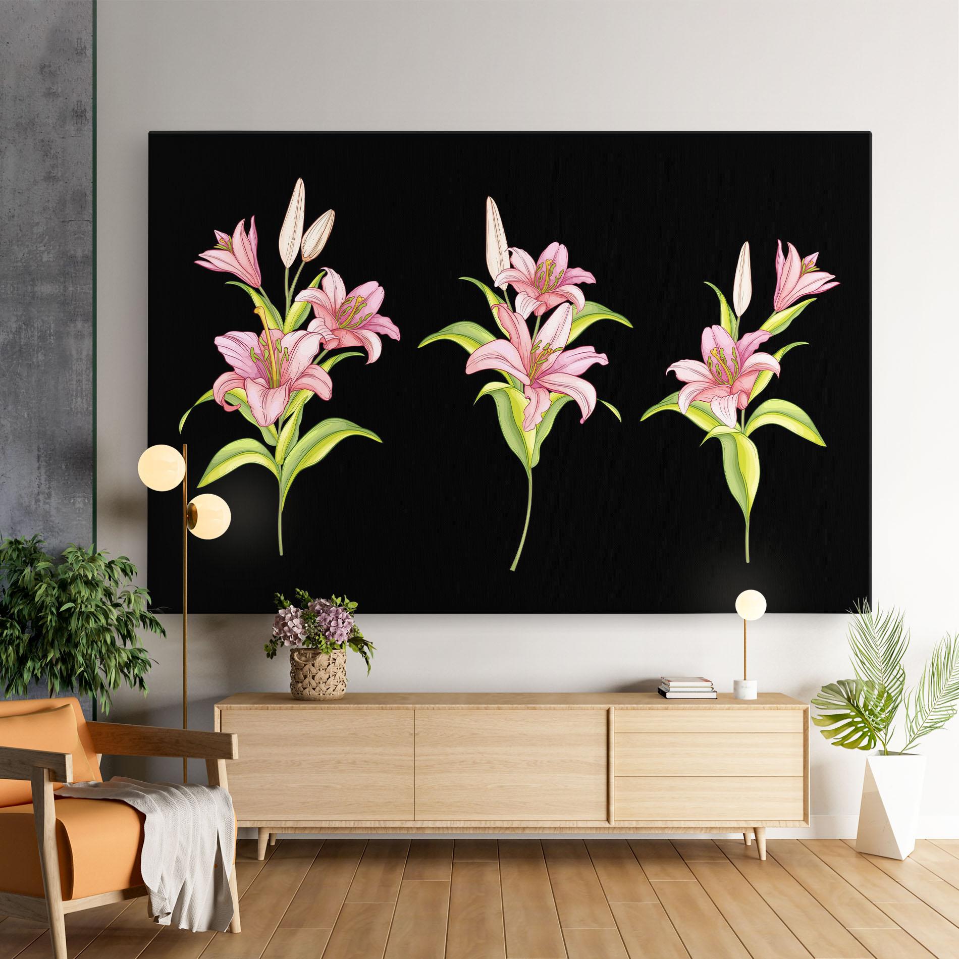 Leinwandbild Lily Set mockup 9