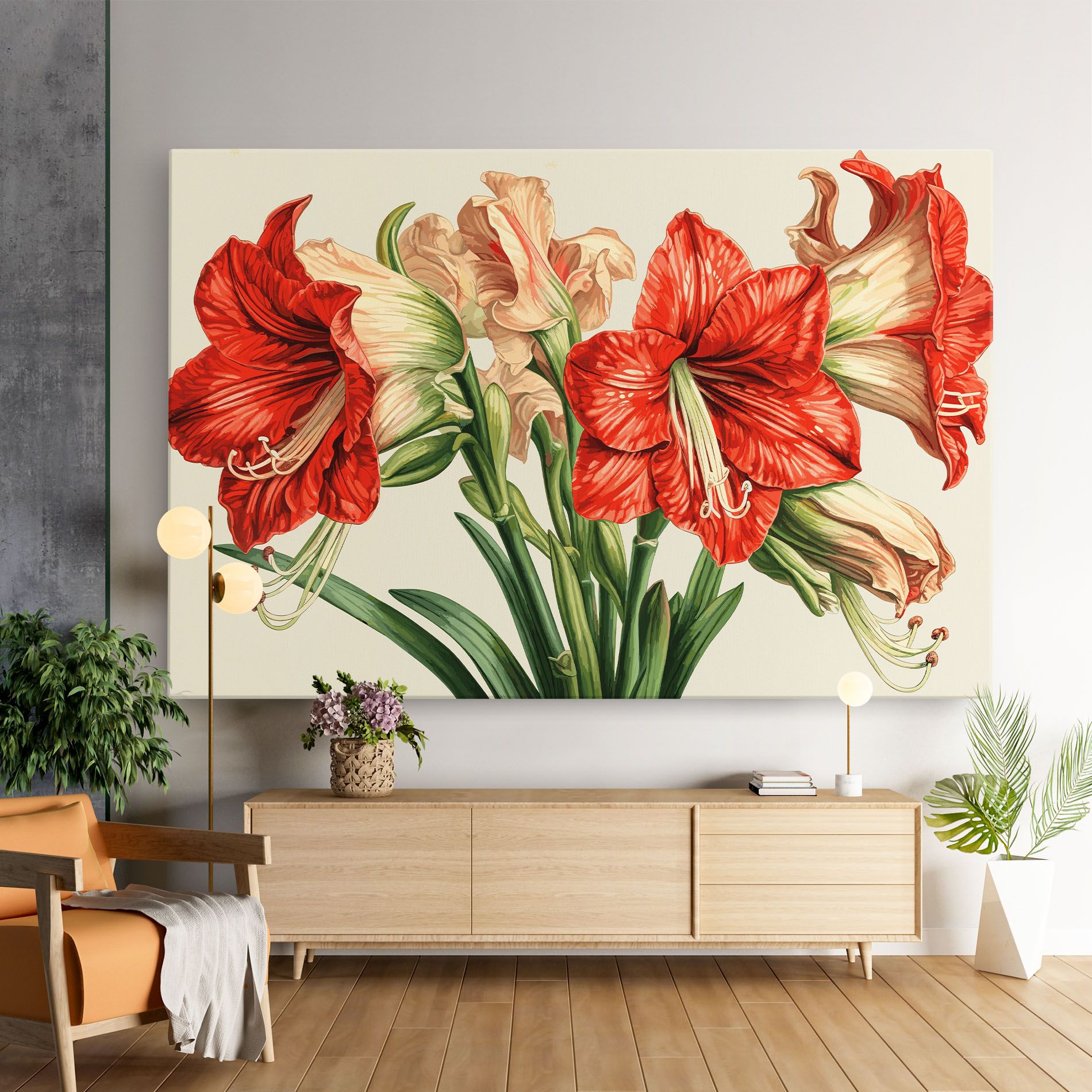 Orange Cream Lily mockup 9