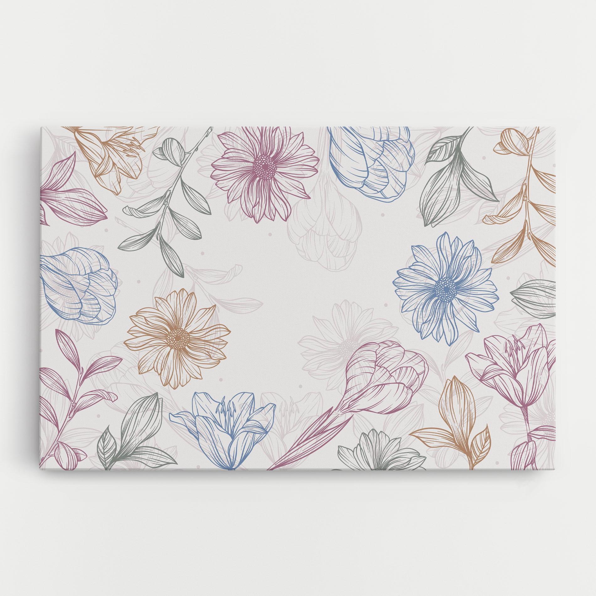 Leinwandbild Color Line Mix mockup 0