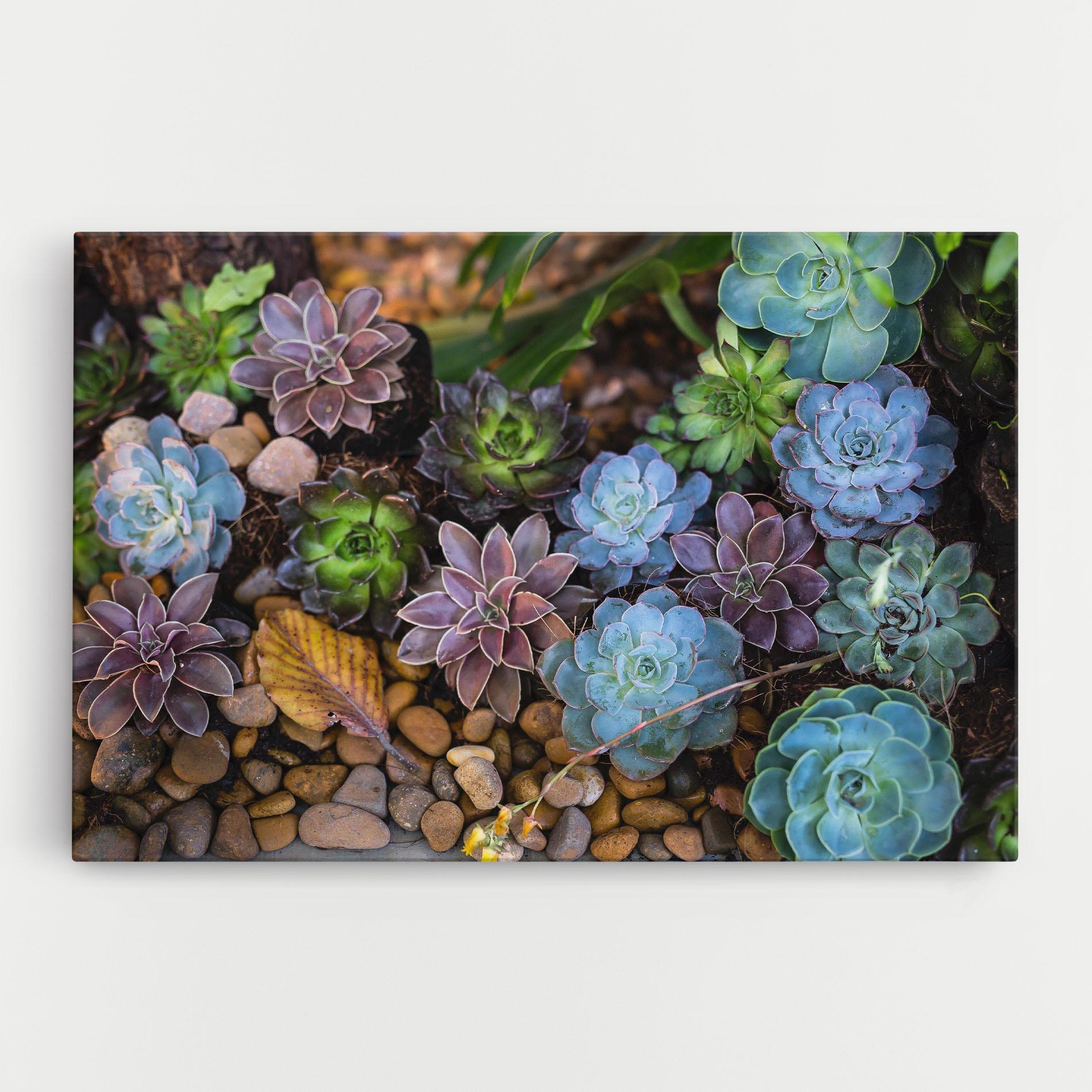 Leinwandbild Colorful Flowers mockup 0