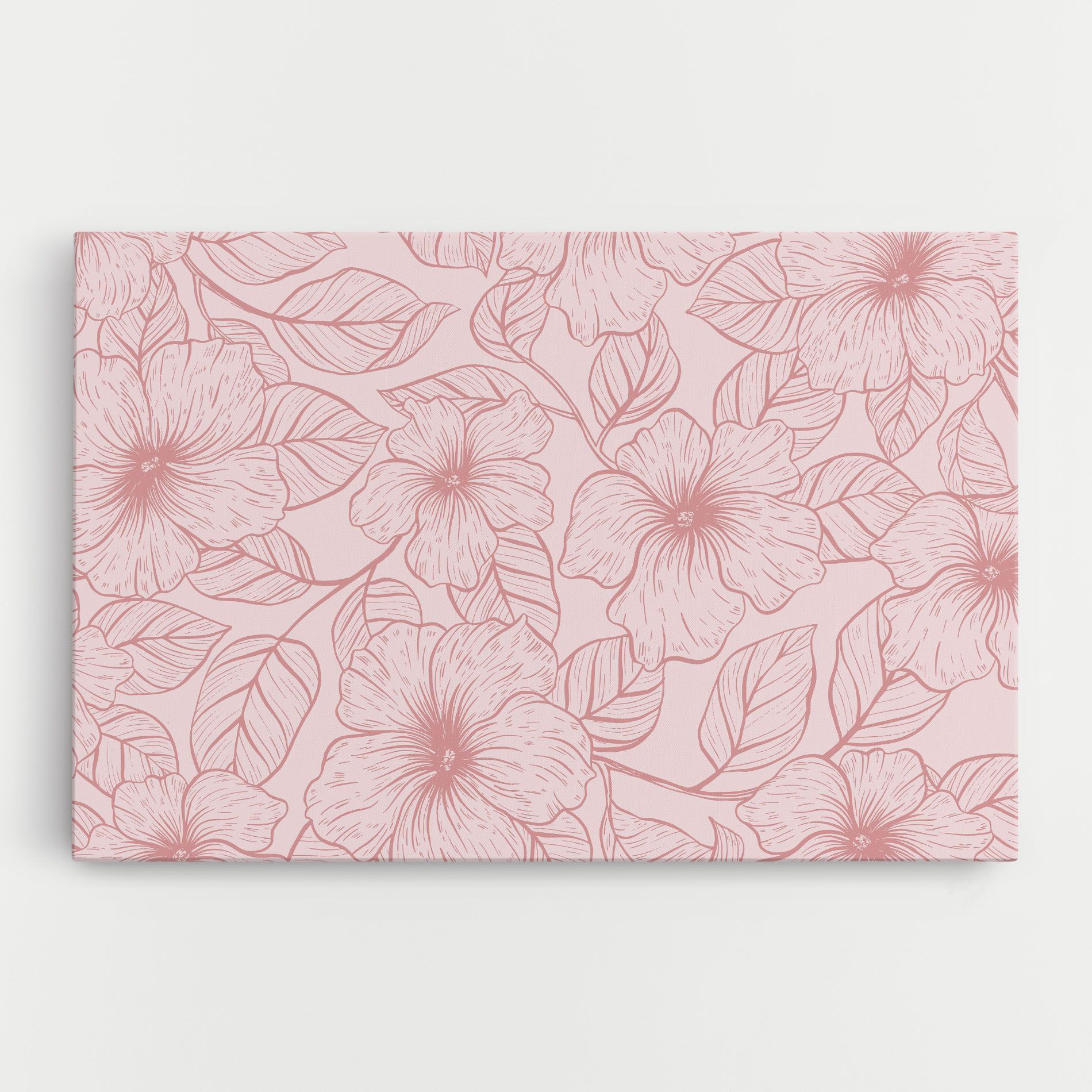Pink Line Flower mockup 0