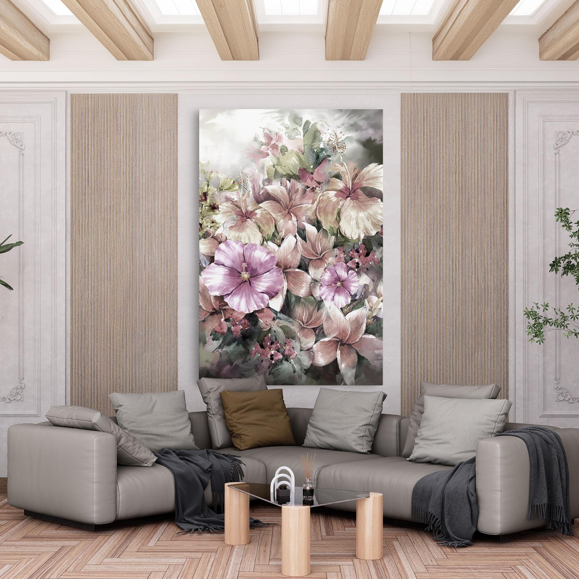 Leinwandbild Contrastul De Flori mockup 6