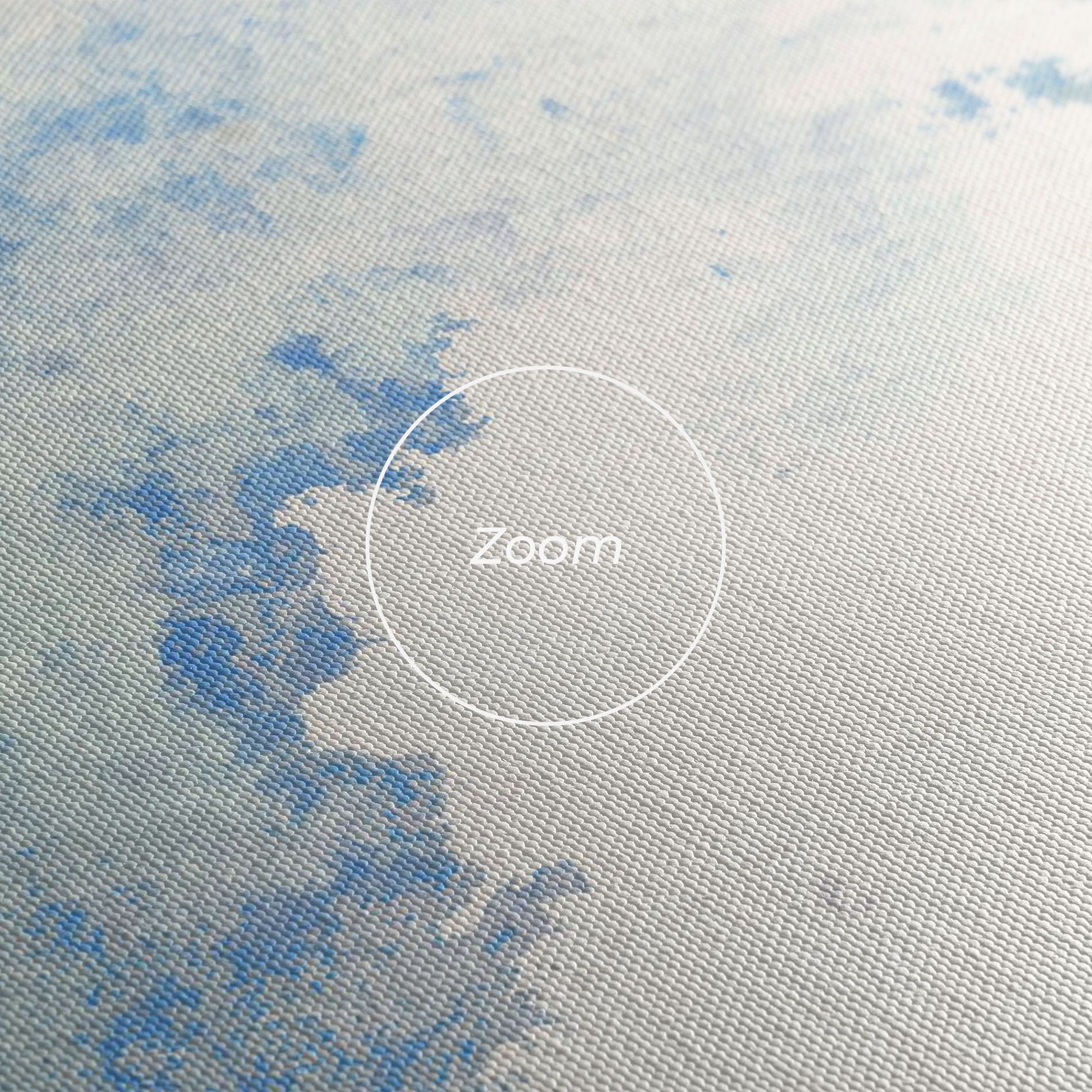 Blue Watercolor Flower mockup 3