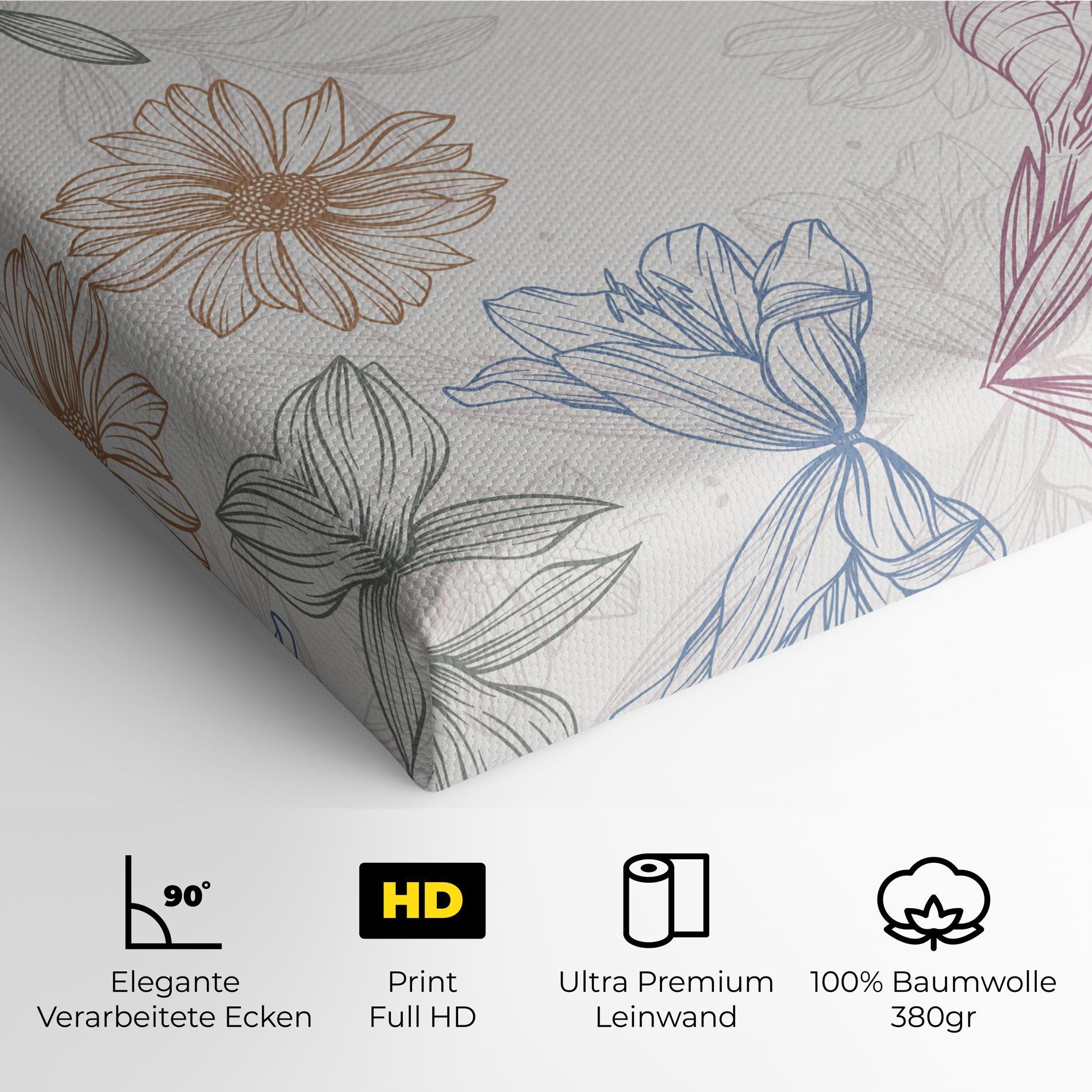 Leinwandbild Color Line Mix mockup 4