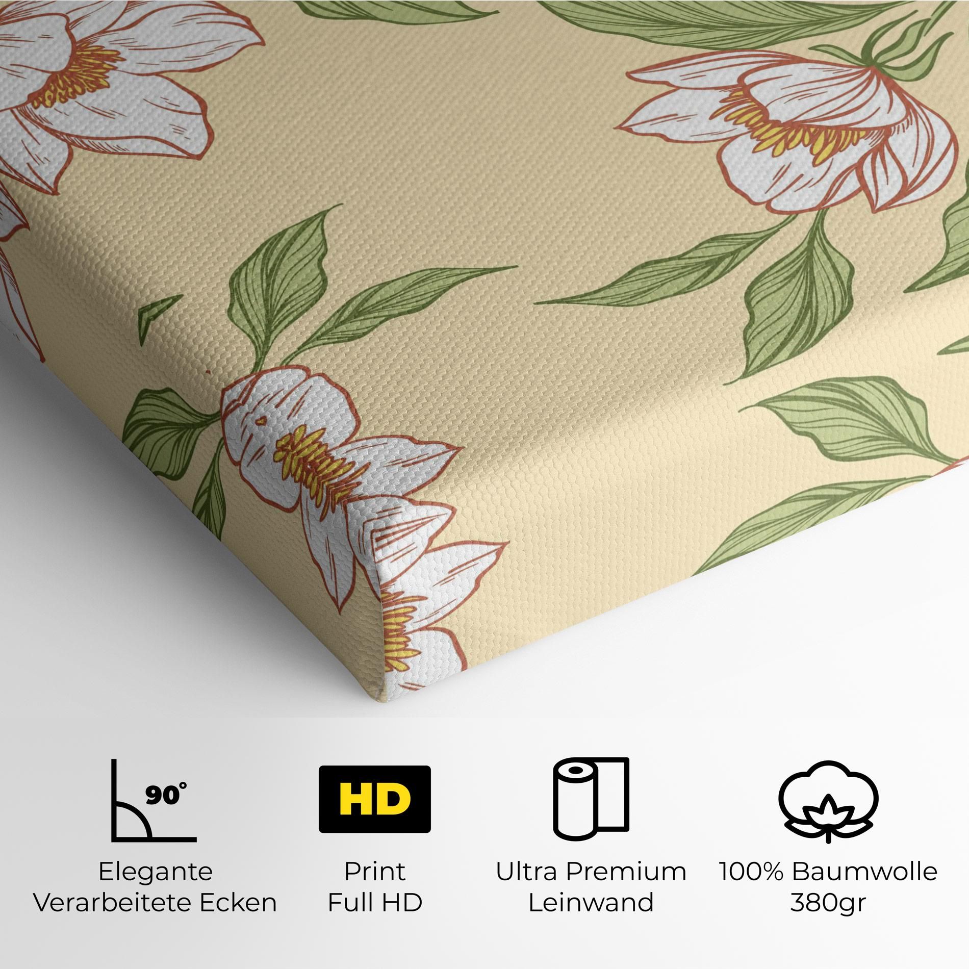 Cream Flower White mockup 4