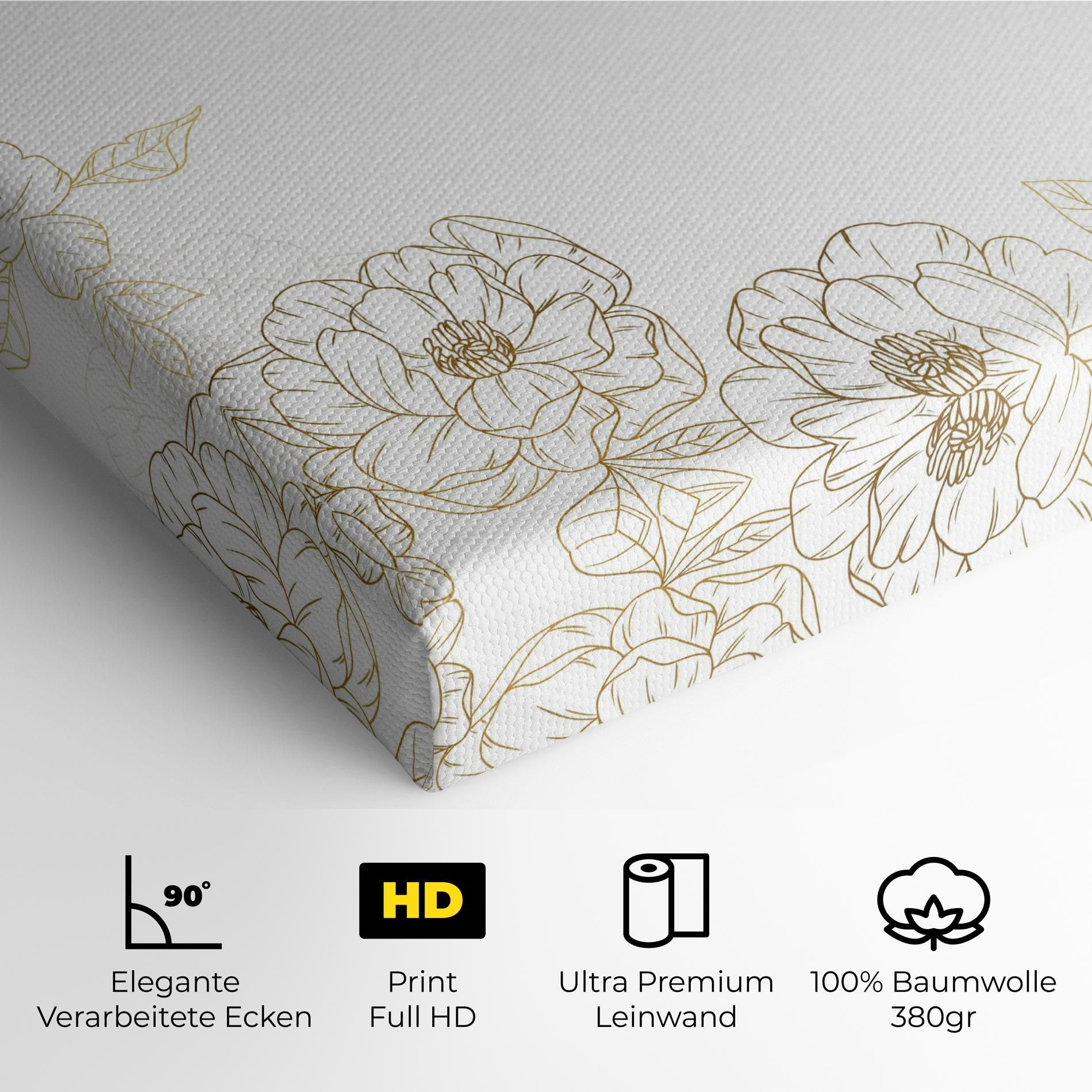 Flower Gold Line mockup 4