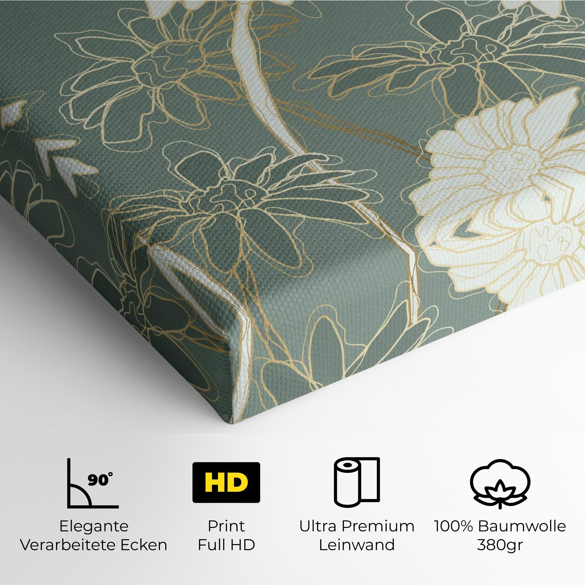 Gold Green Line mockup 4