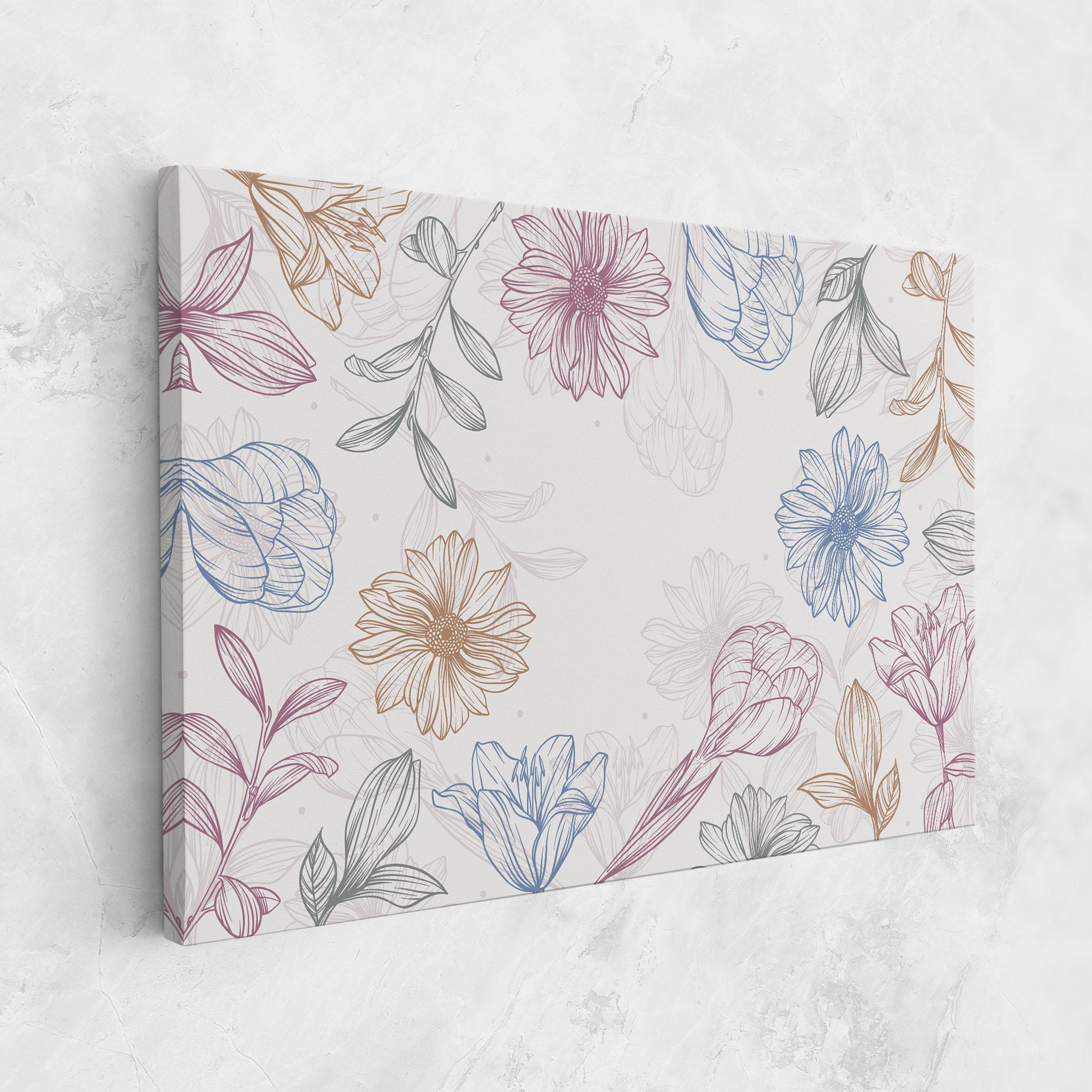 Leinwandbild Color Line Mix mockup 1