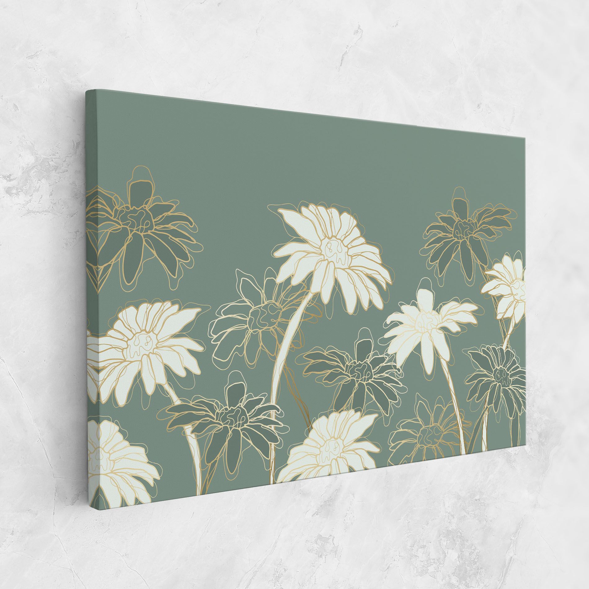 Gold Green Line mockup 1