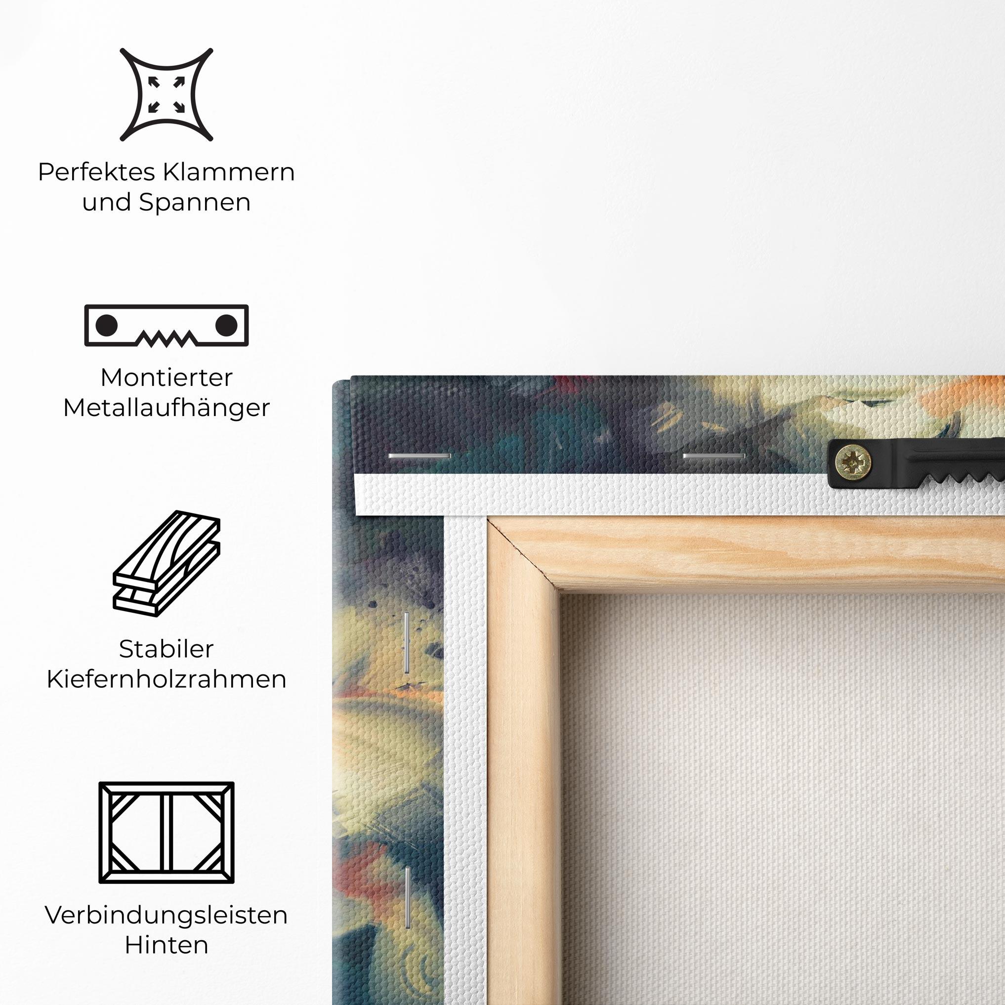 Leinwandbild White Lilys mockup 5