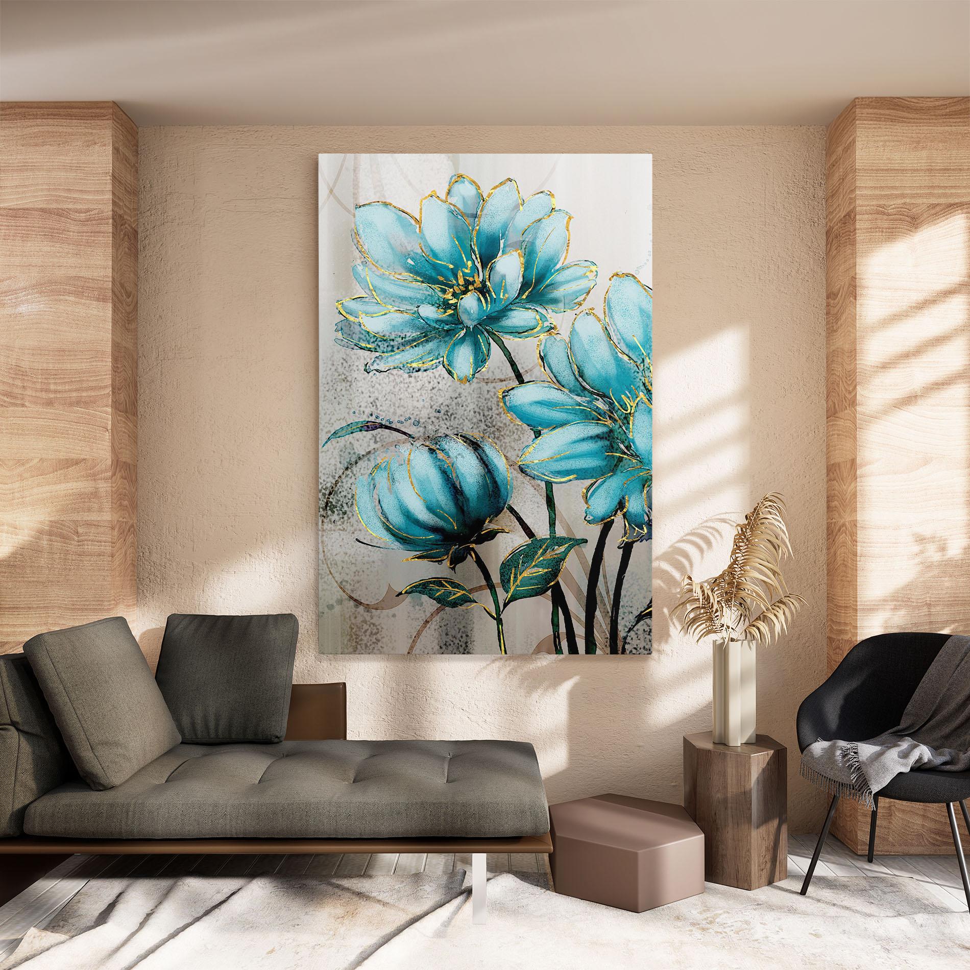 Leinwandbild Bujori Albastri mockup 8