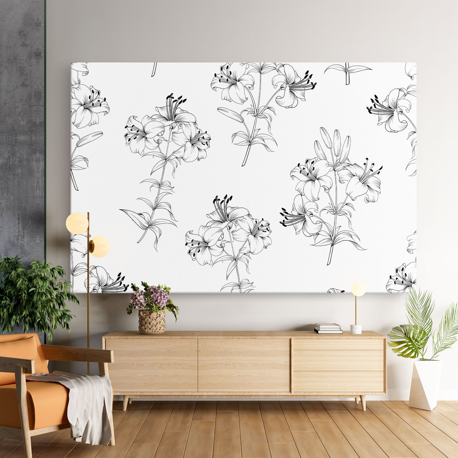 Flower Pattern mockup 9