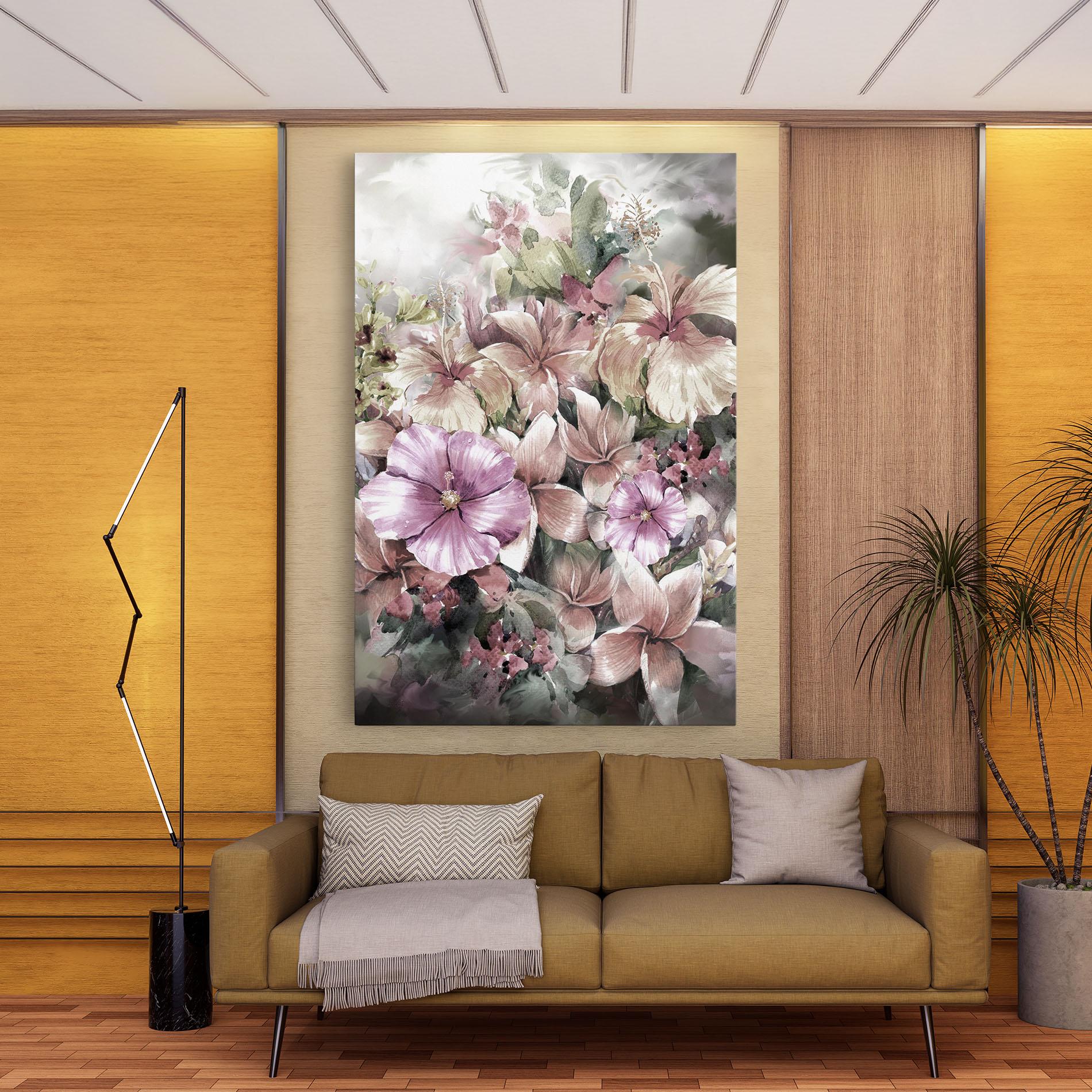 Leinwandbild Contrastul De Flori mockup 9