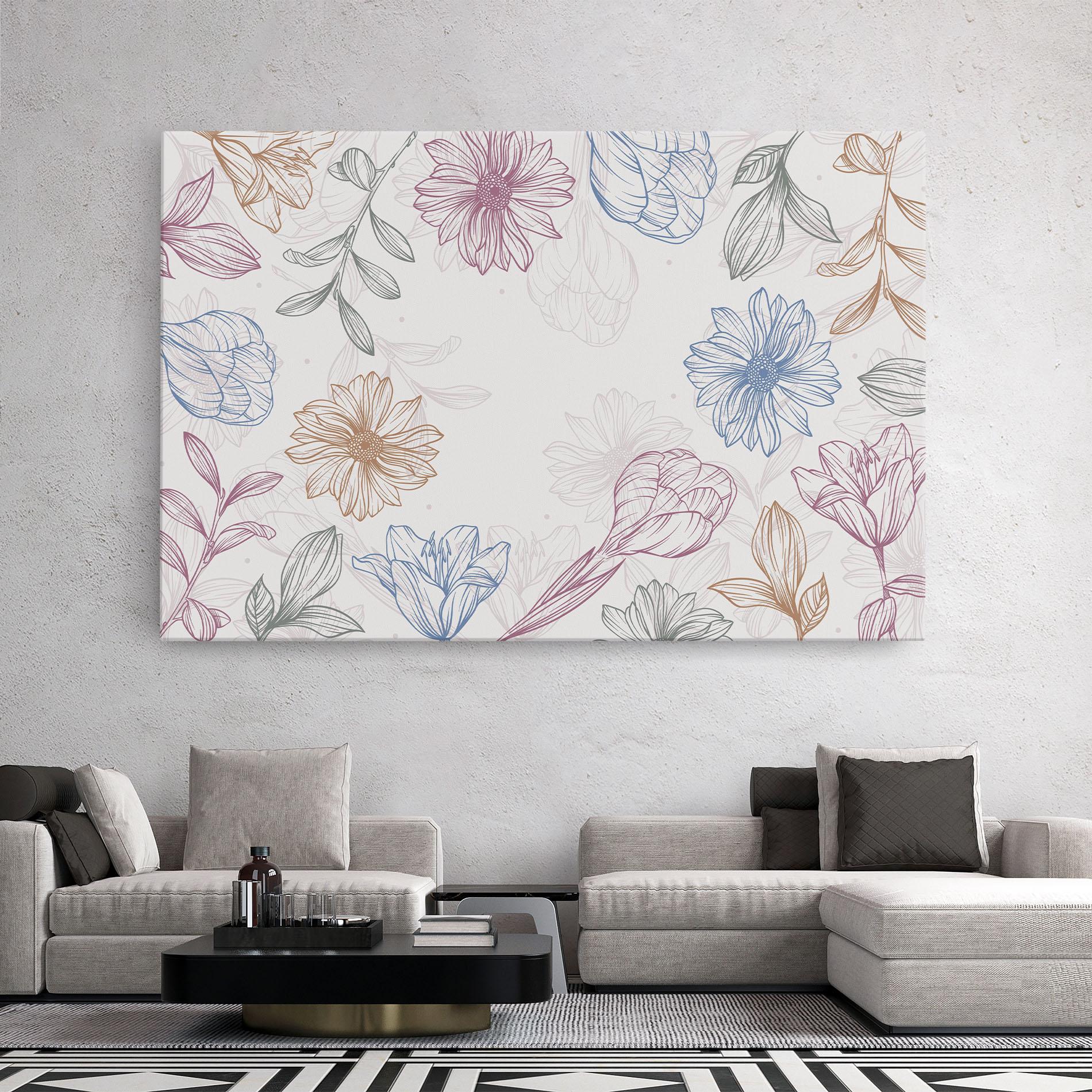 Leinwandbild Color Line Mix mockup 2