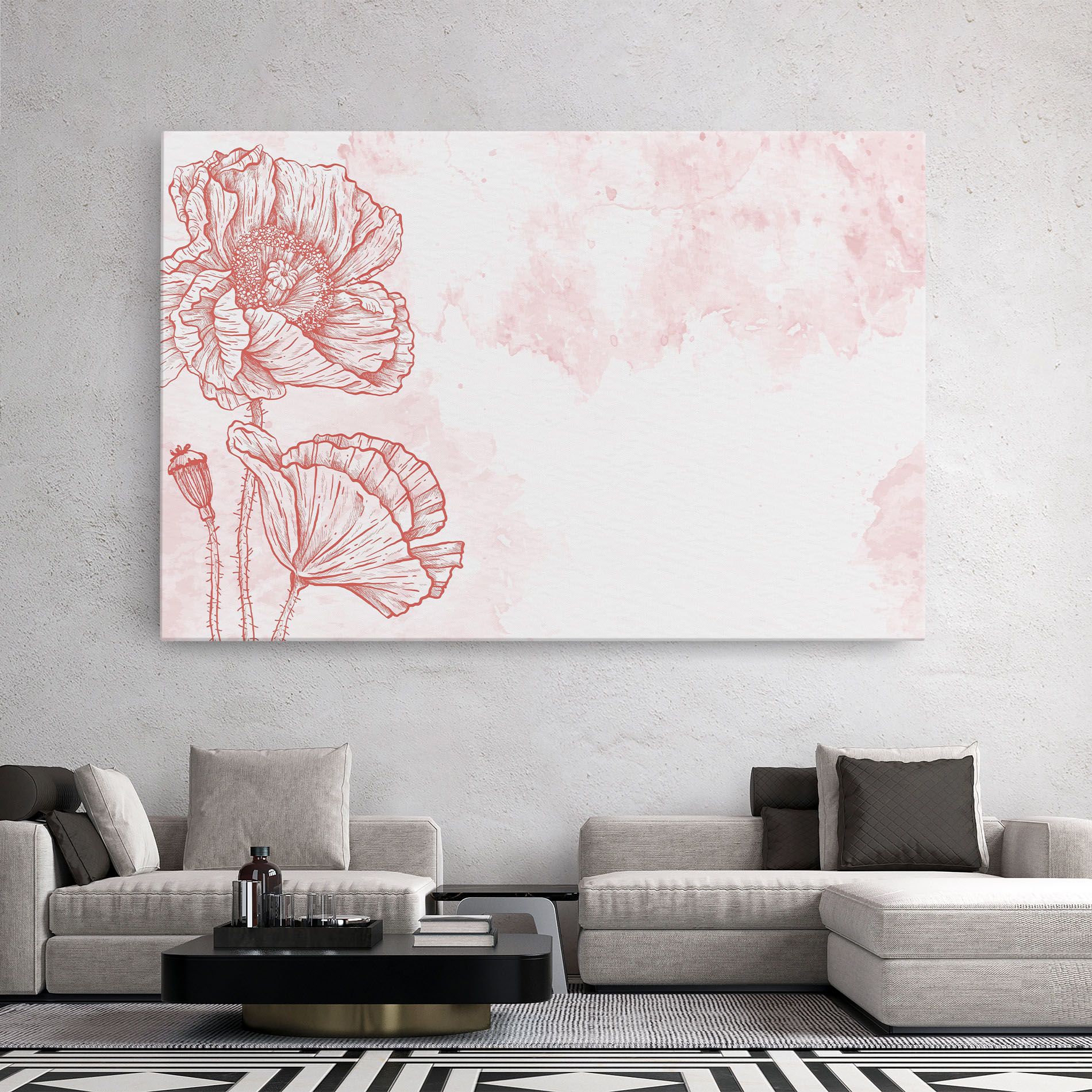 Red Poppy Line mockup 2