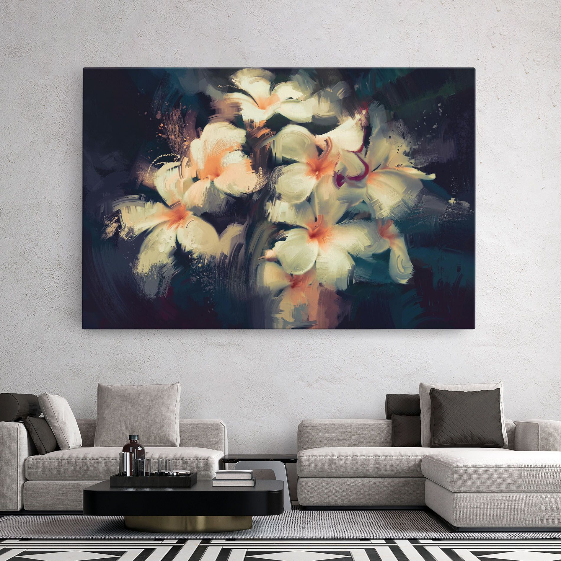 White Lilys mockup 2