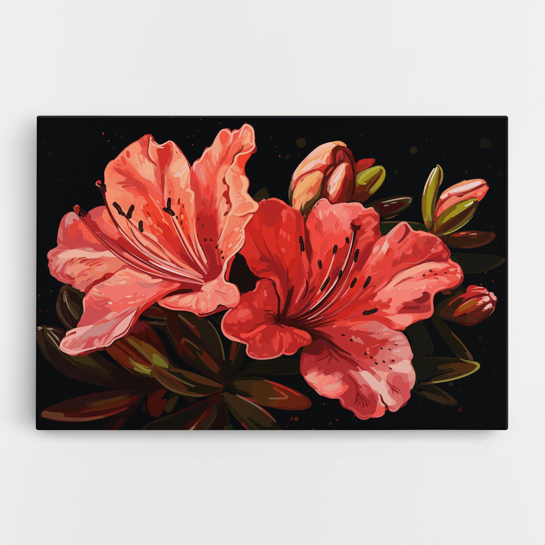 Leinwandbild Art Exotic Flower mockup 0