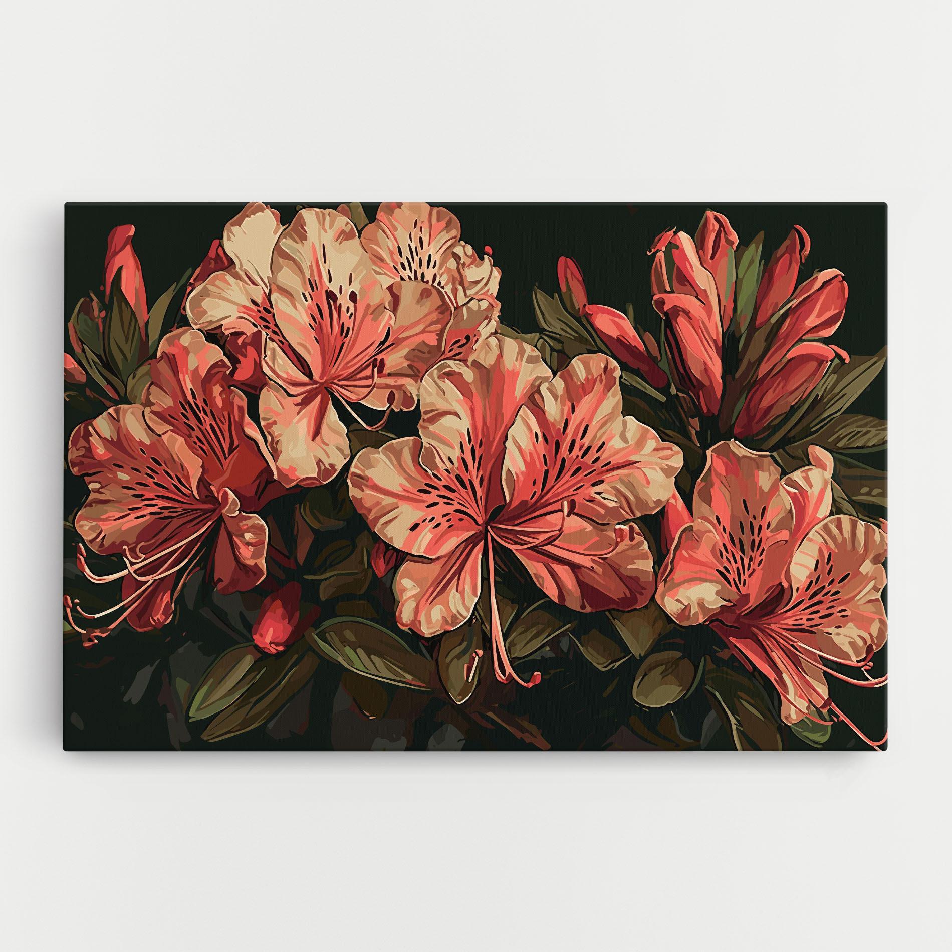 Leinwandbild Cream Exotic Art mockup 0