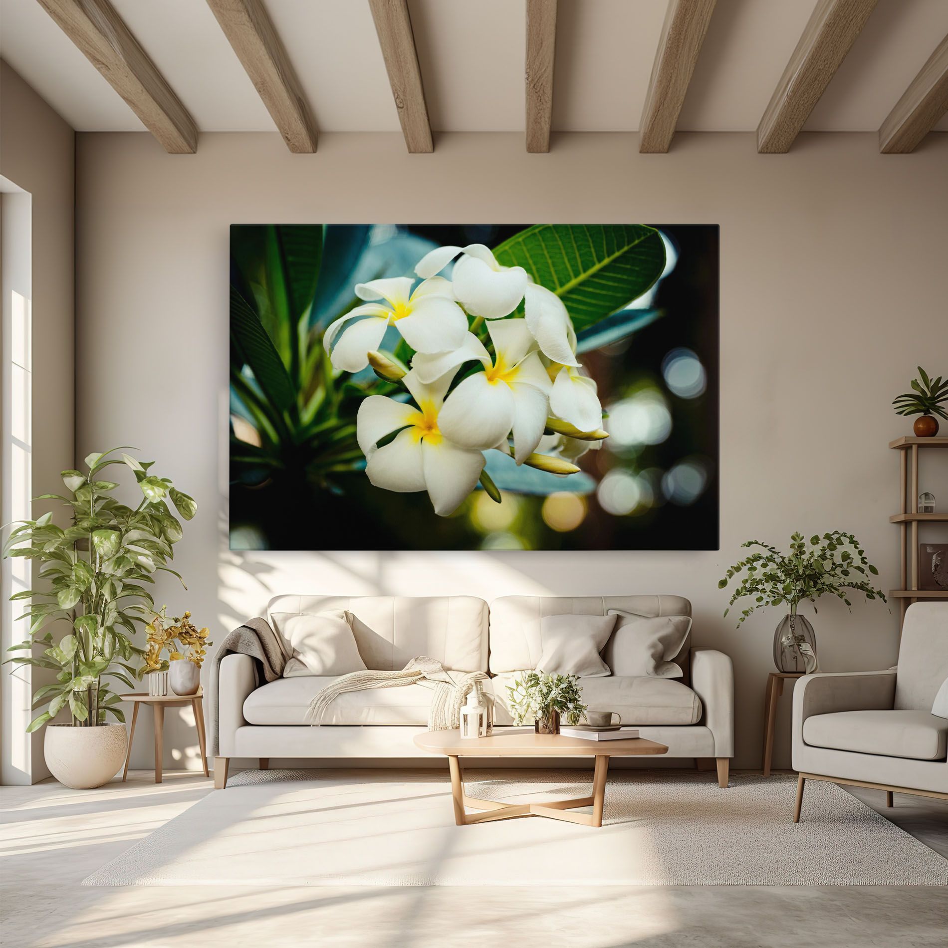 Beautiful White Exotic mockup 6