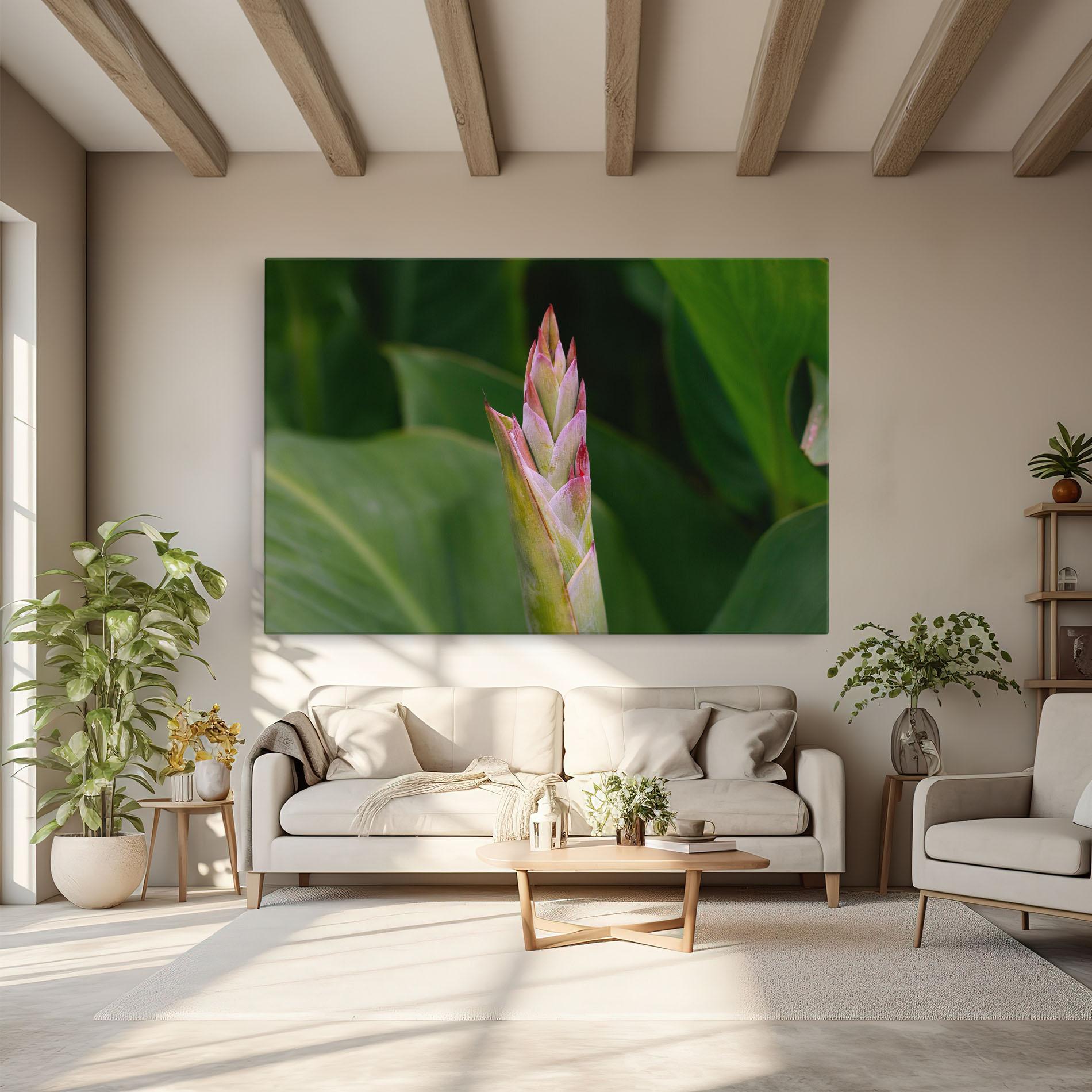 Leinwandbild Light Pink Exotic mockup 6