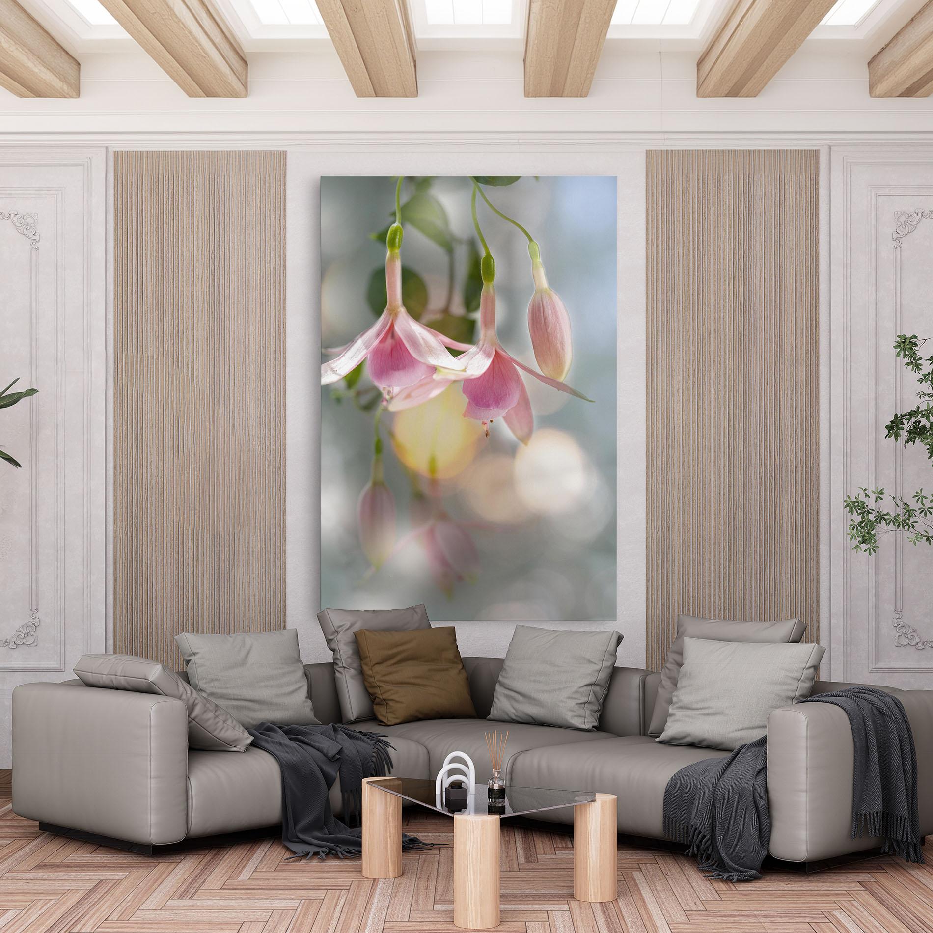 Leinwandbild Dreamy Pink Exotic mockup 6