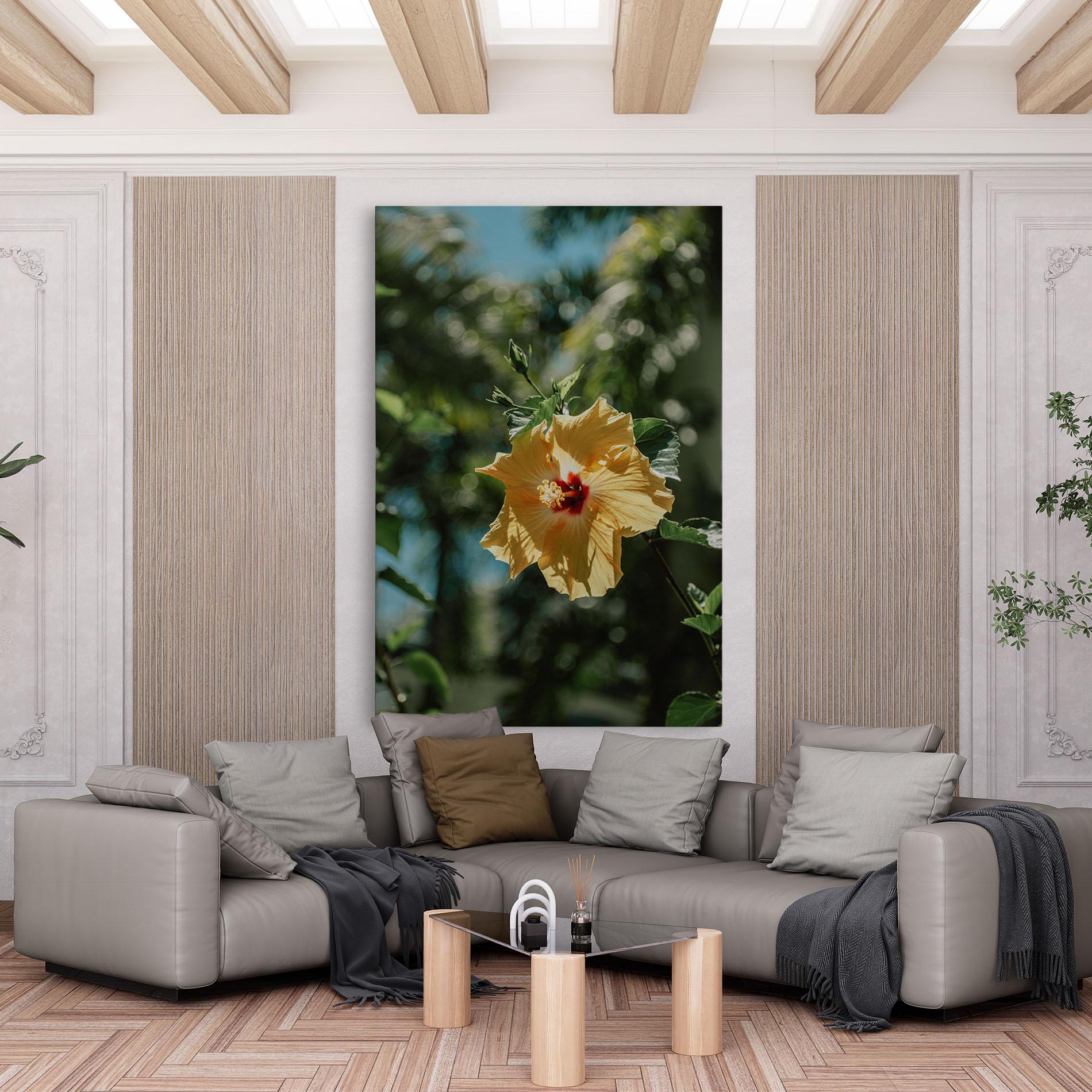 Leinwandbild Yellow Pretty Exotic mockup 6