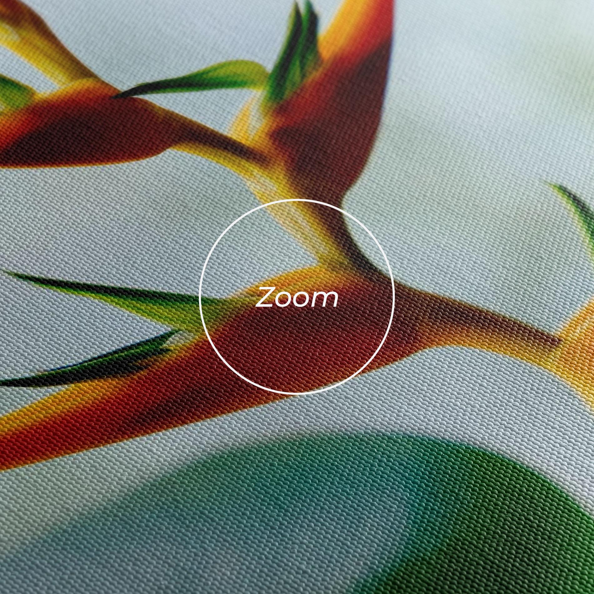 Leinwandbild Exotic Orange Green mockup 3