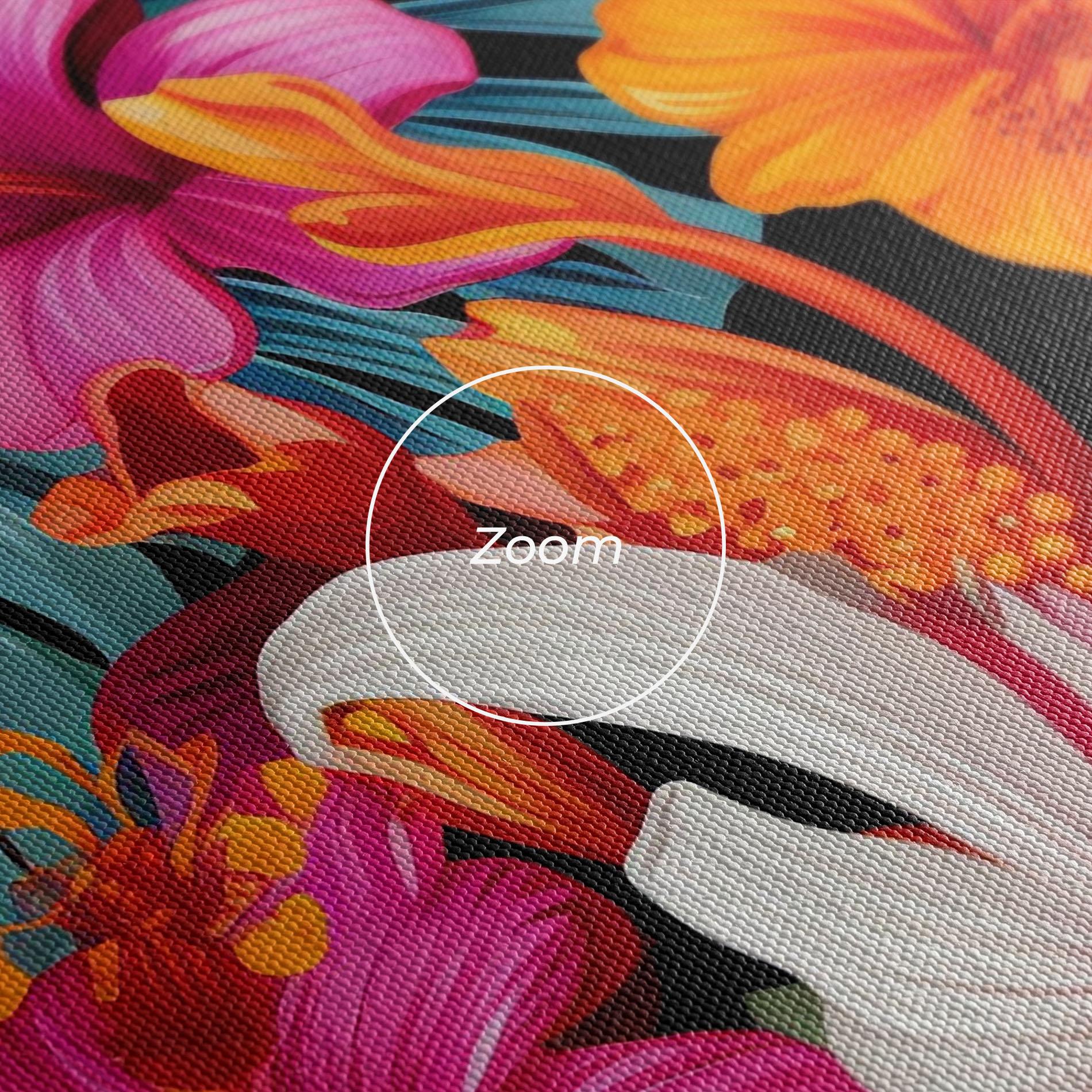 Leinwandbild Exotic Patern mockup 3