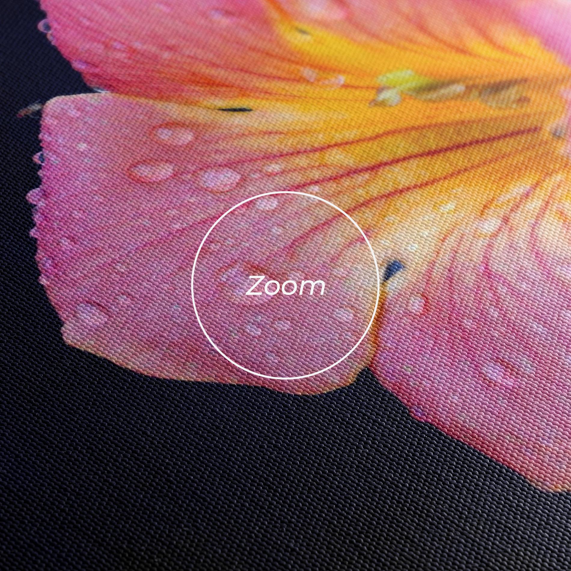 Leinwandbild Exotic Pink Plant mockup 3