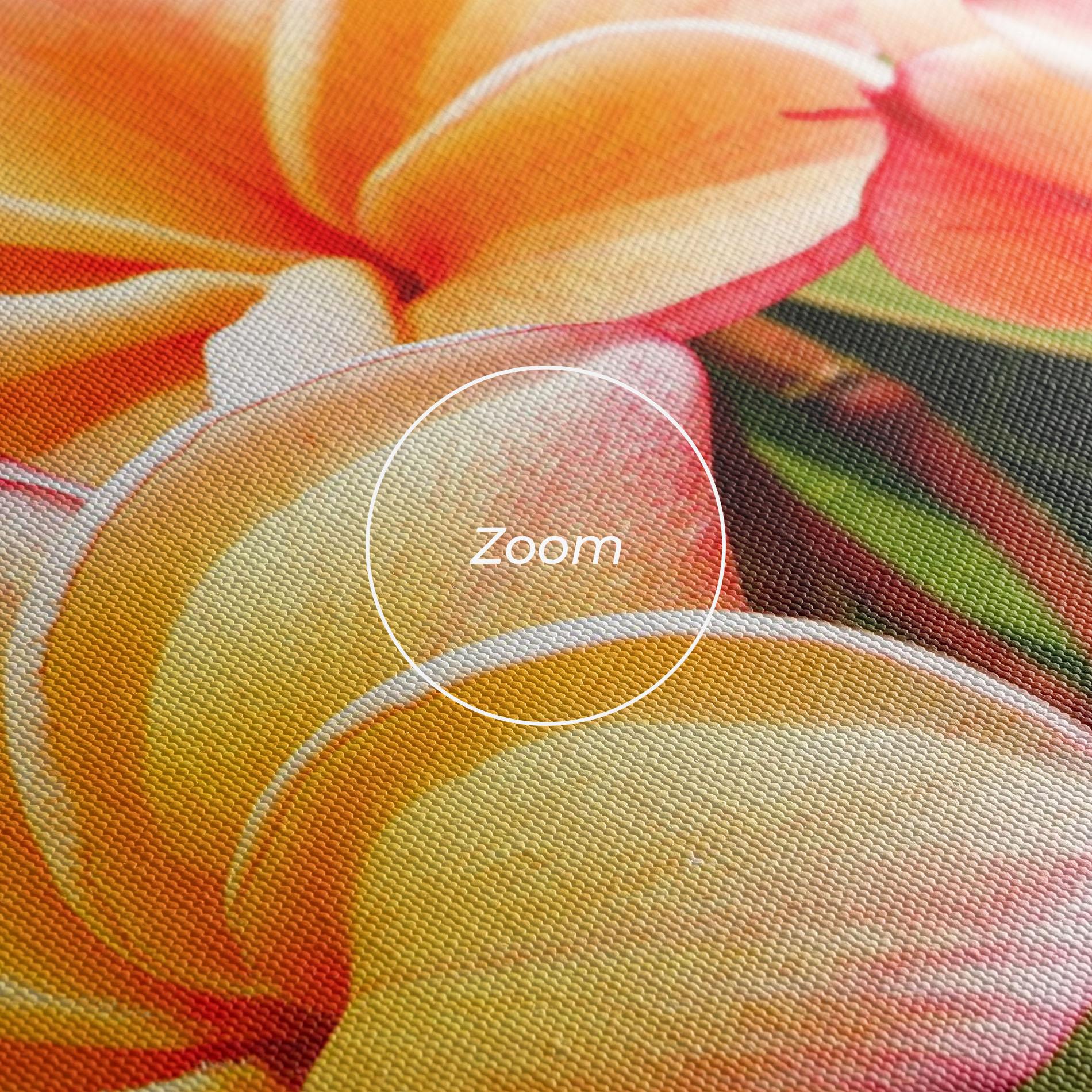 Leinwandbild Pretty Plumeria mockup 3