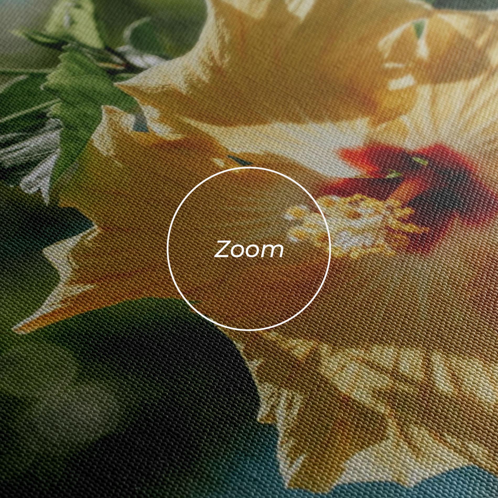 Leinwandbild Yellow Pretty Exotic mockup 3