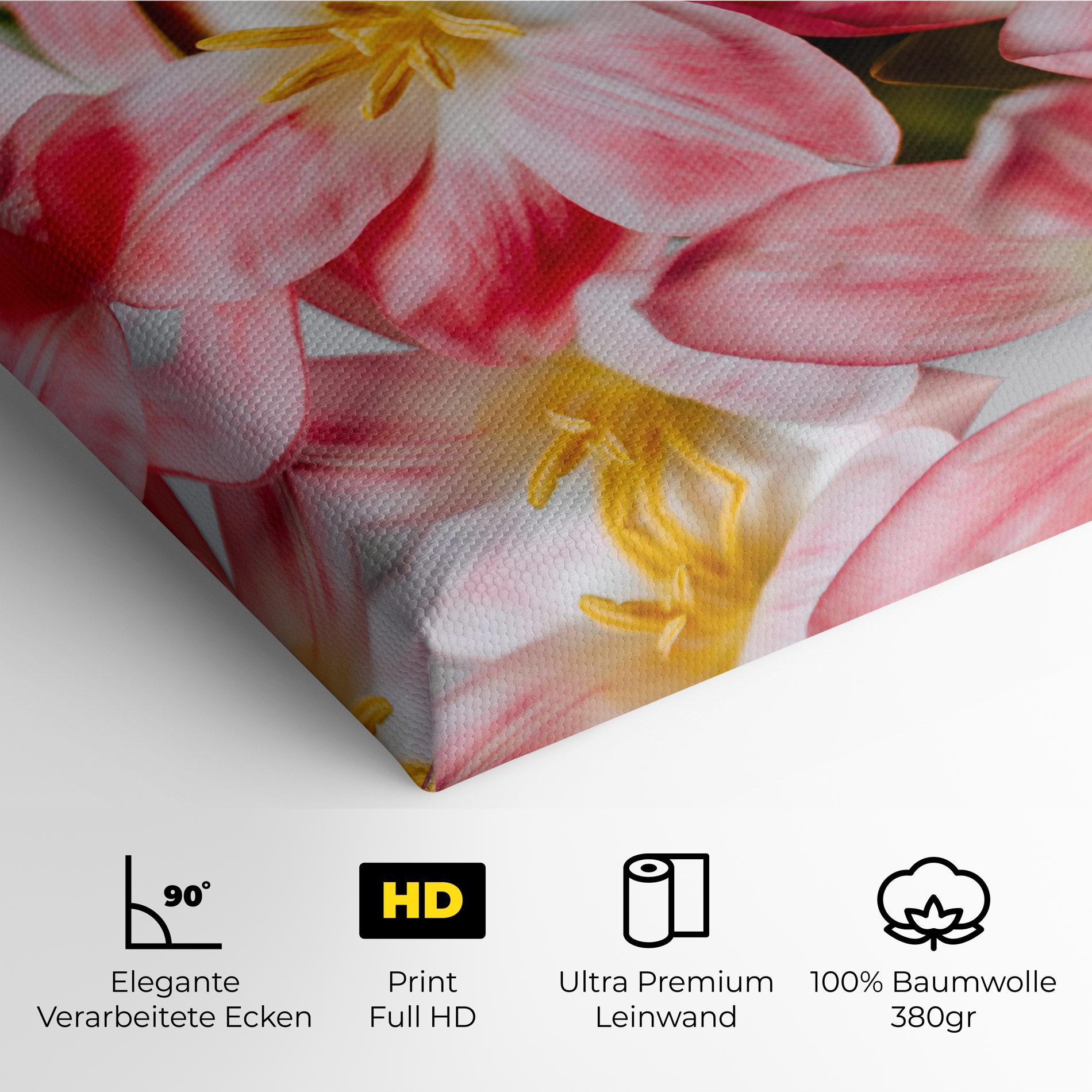 Leinwandbild Beautiful Exotic Flower mockup 4