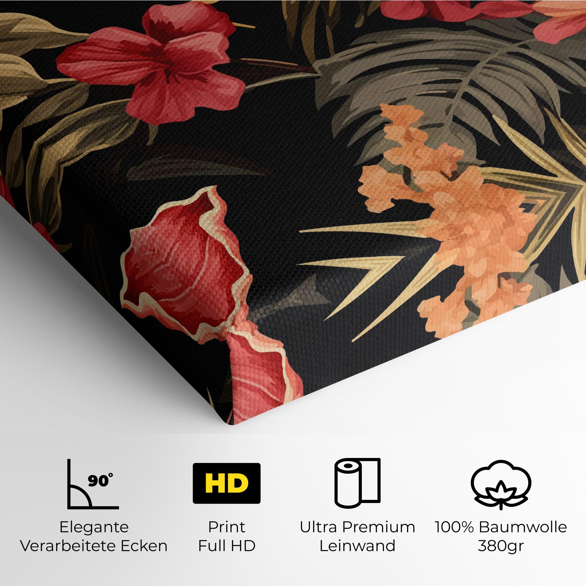 Leinwandbild Exotic Flower Plant mockup 4
