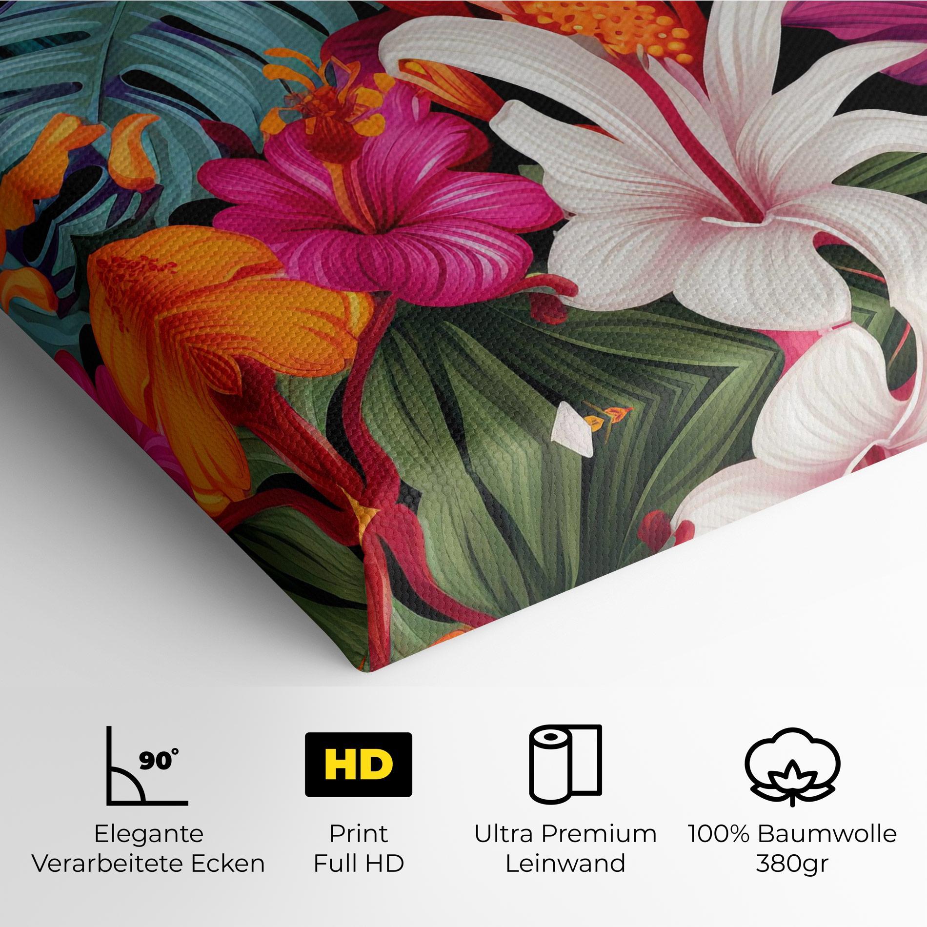 Leinwandbild Exotic Patern mockup 4