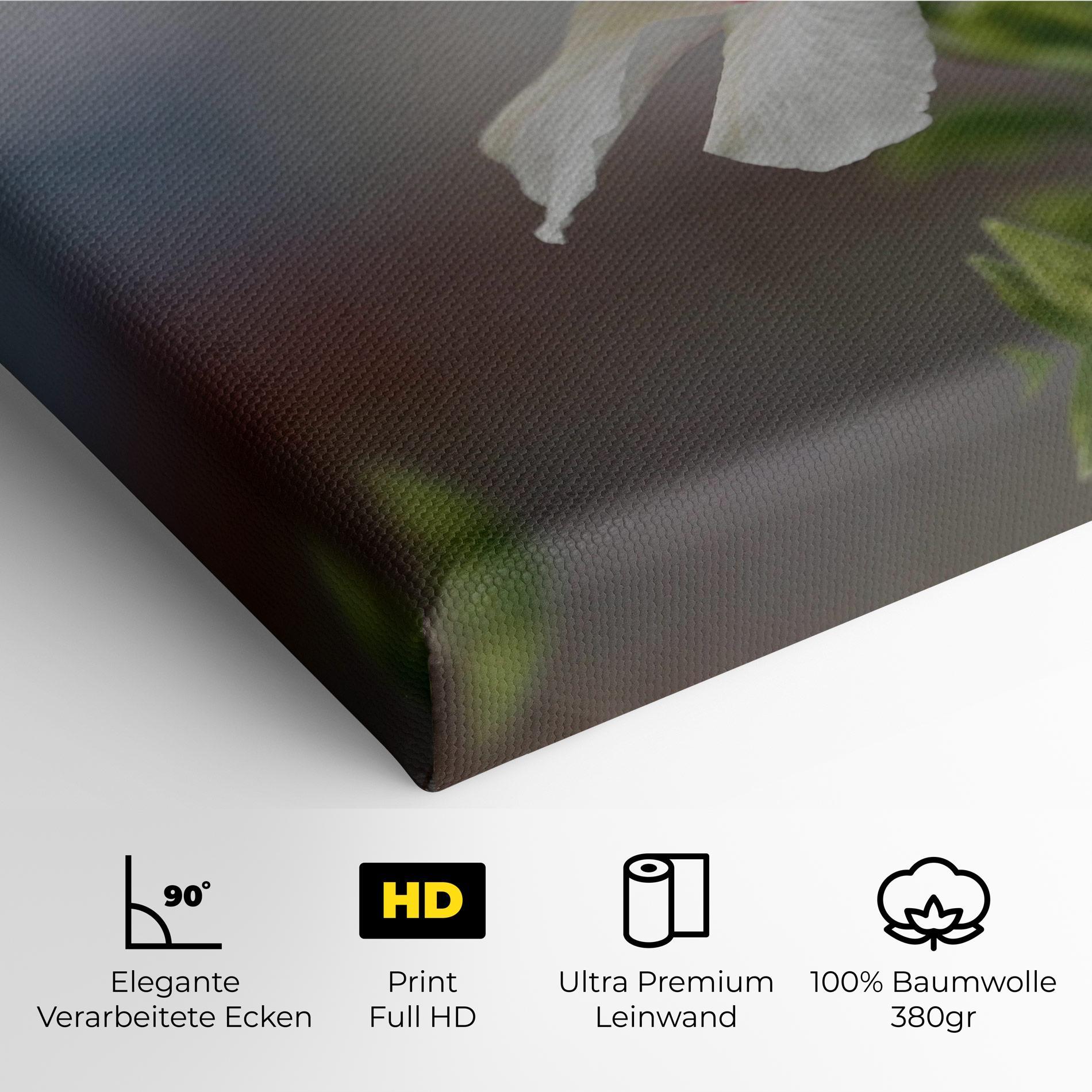 Leinwandbild Exotic White Flower mockup 4