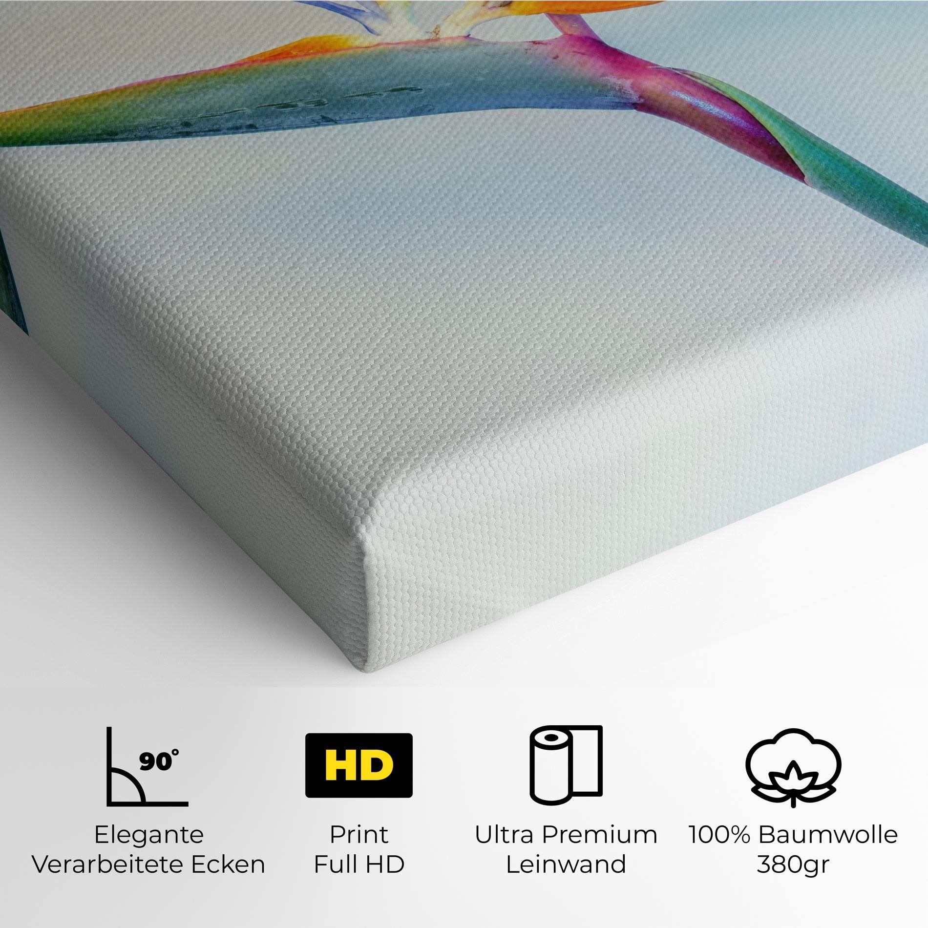 Leinwandbild Green Orange Exotic mockup 4