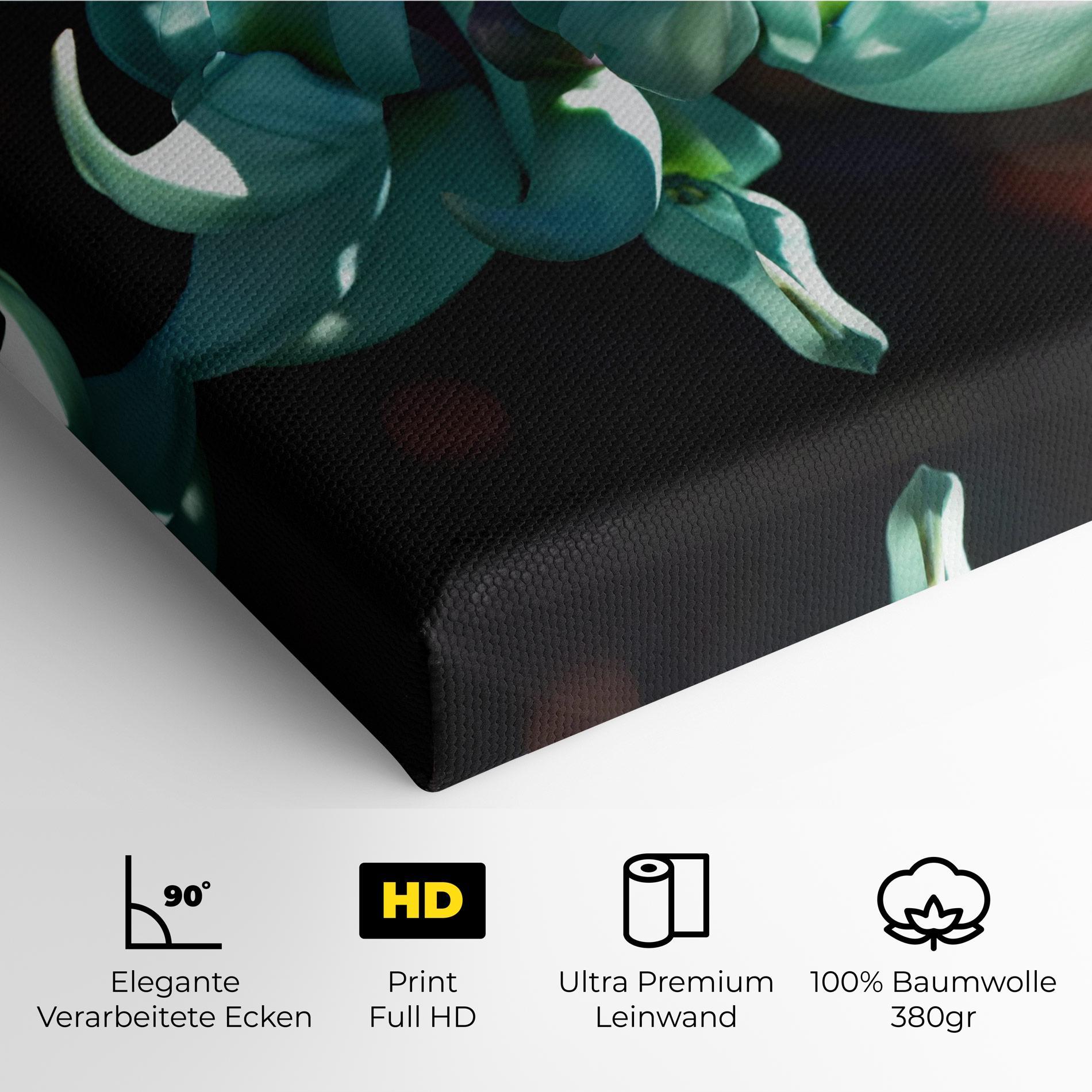 Leinwandbild Pastel Green Plant mockup 4