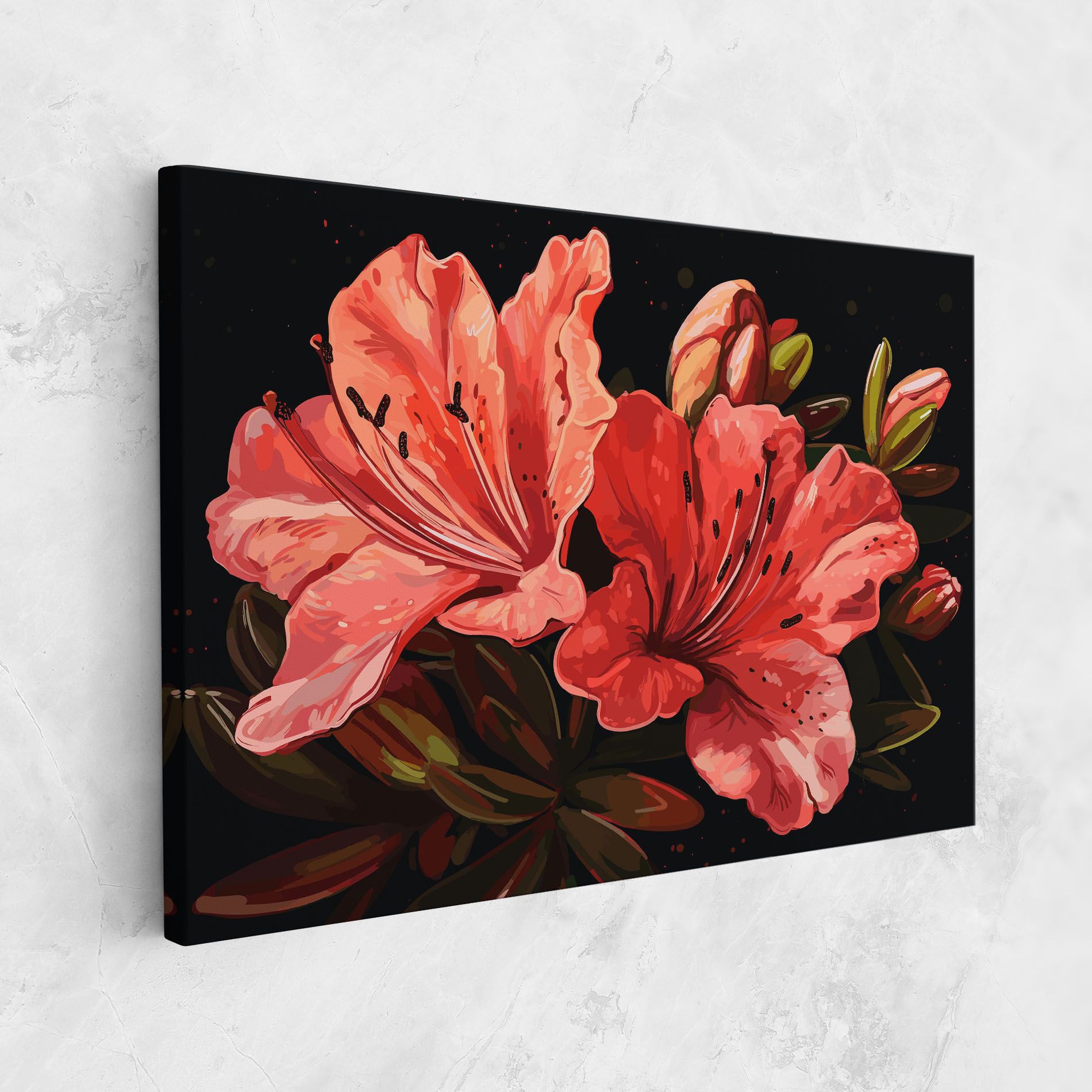 Art Exotic Flower mockup 1