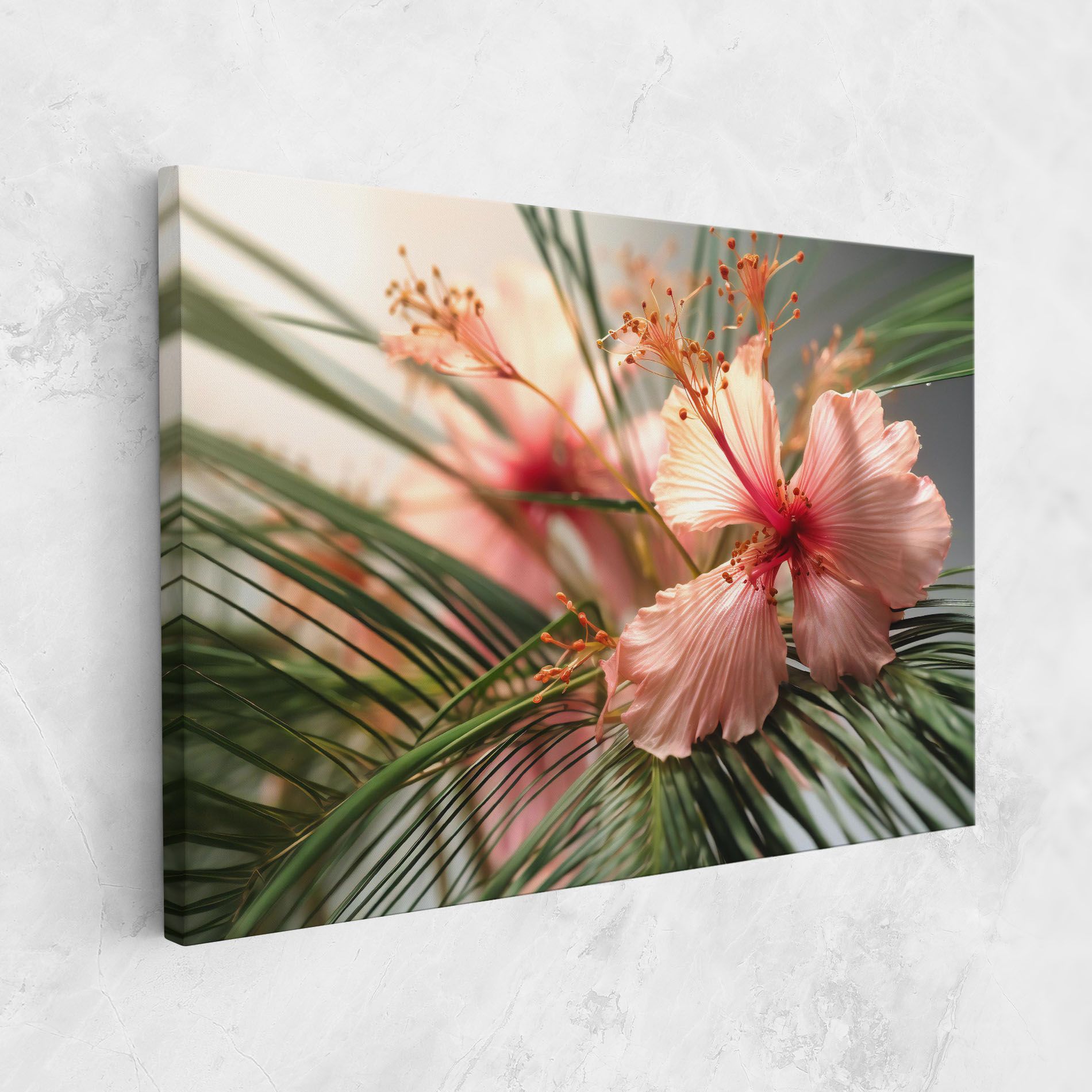 Sunset Exotic Flower mockup 1
