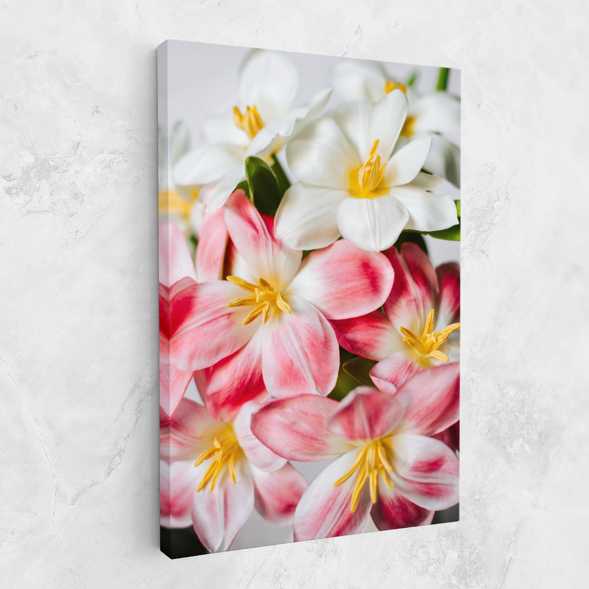 Leinwandbild Beautiful Exotic Flower mockup 1