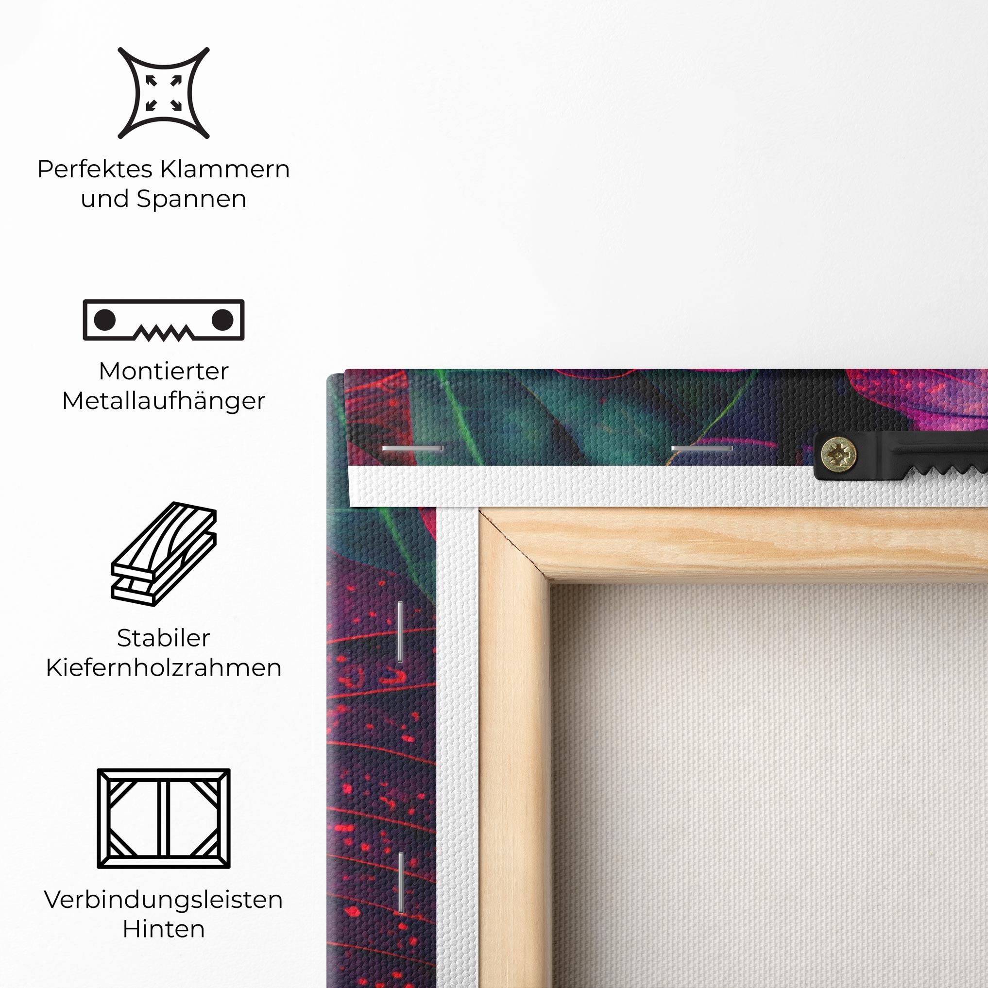 Leinwandbild Big Purple Exotic mockup 5