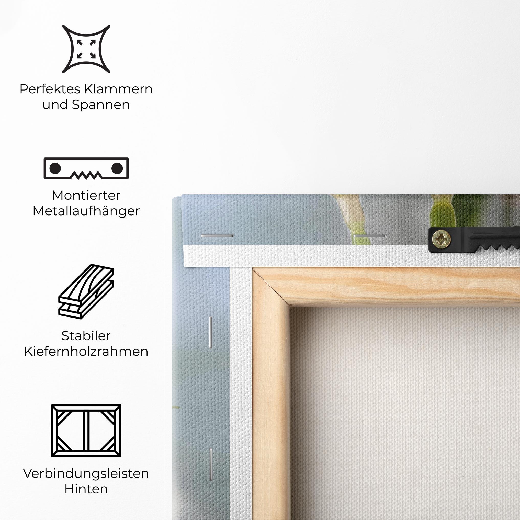 Leinwandbild Dreamy Pink Exotic mockup 5