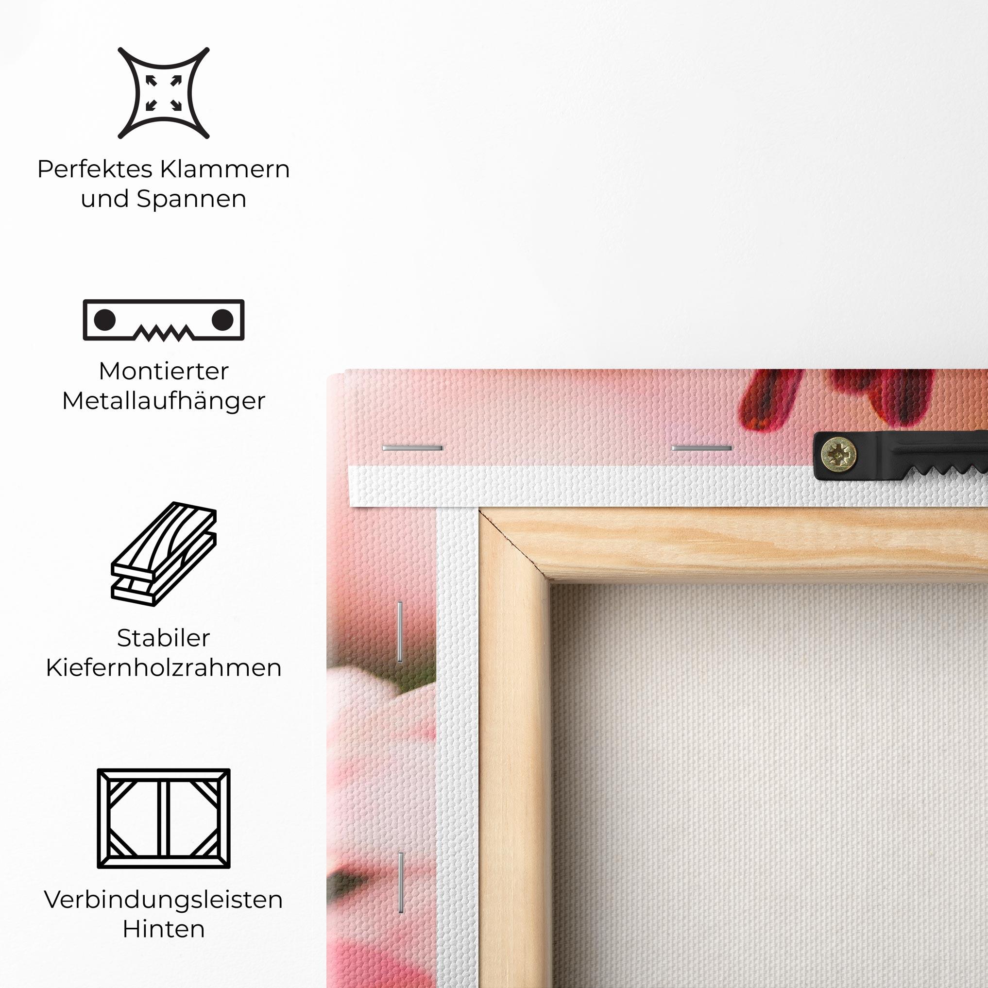 Leinwandbild Flower mockup 5